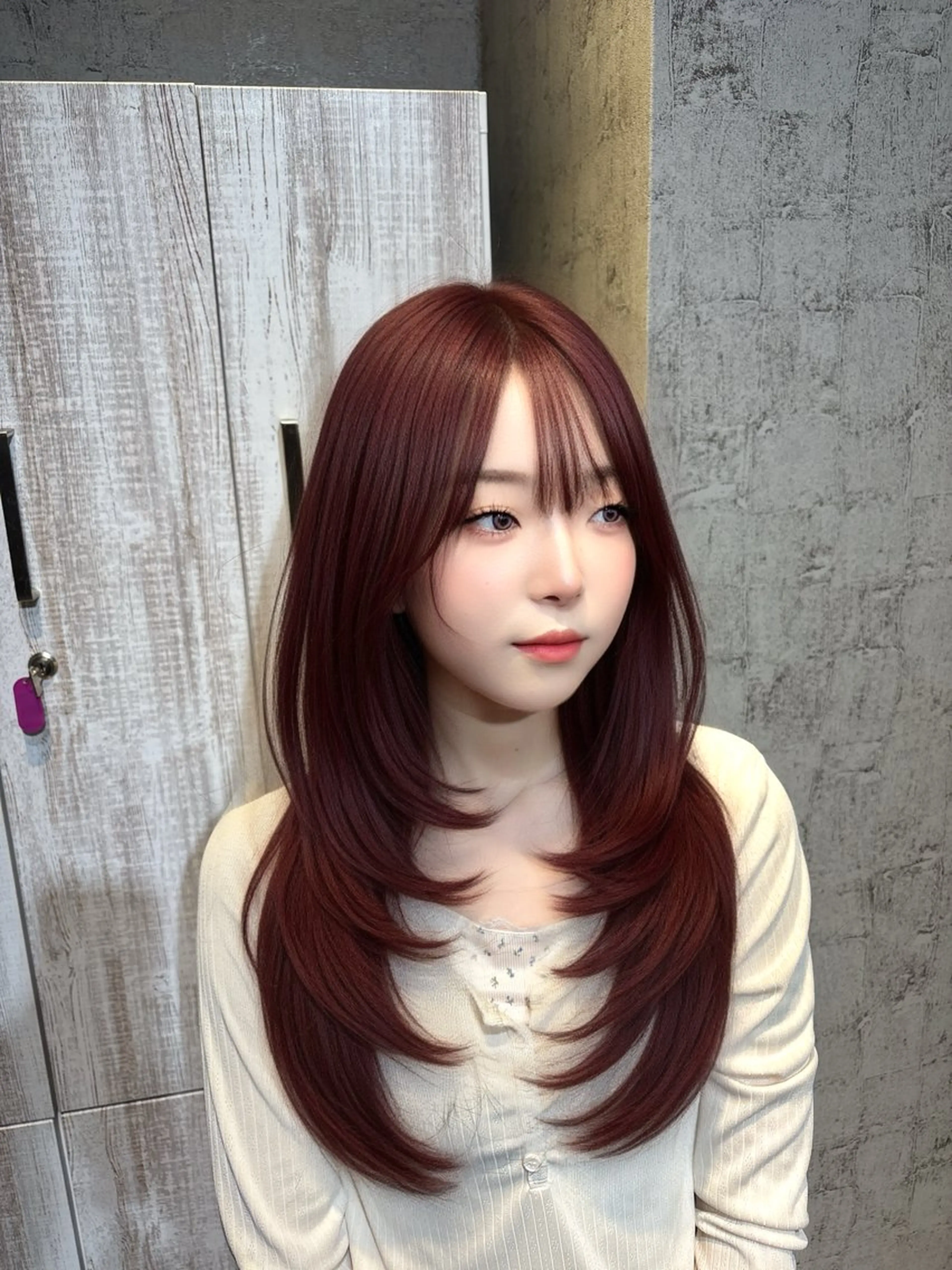 【🌟大人気クーポン🌟】韓国レイヤーカット✂︎🇰🇷or似合わせ顔まわりカット※両方も🉑の写真