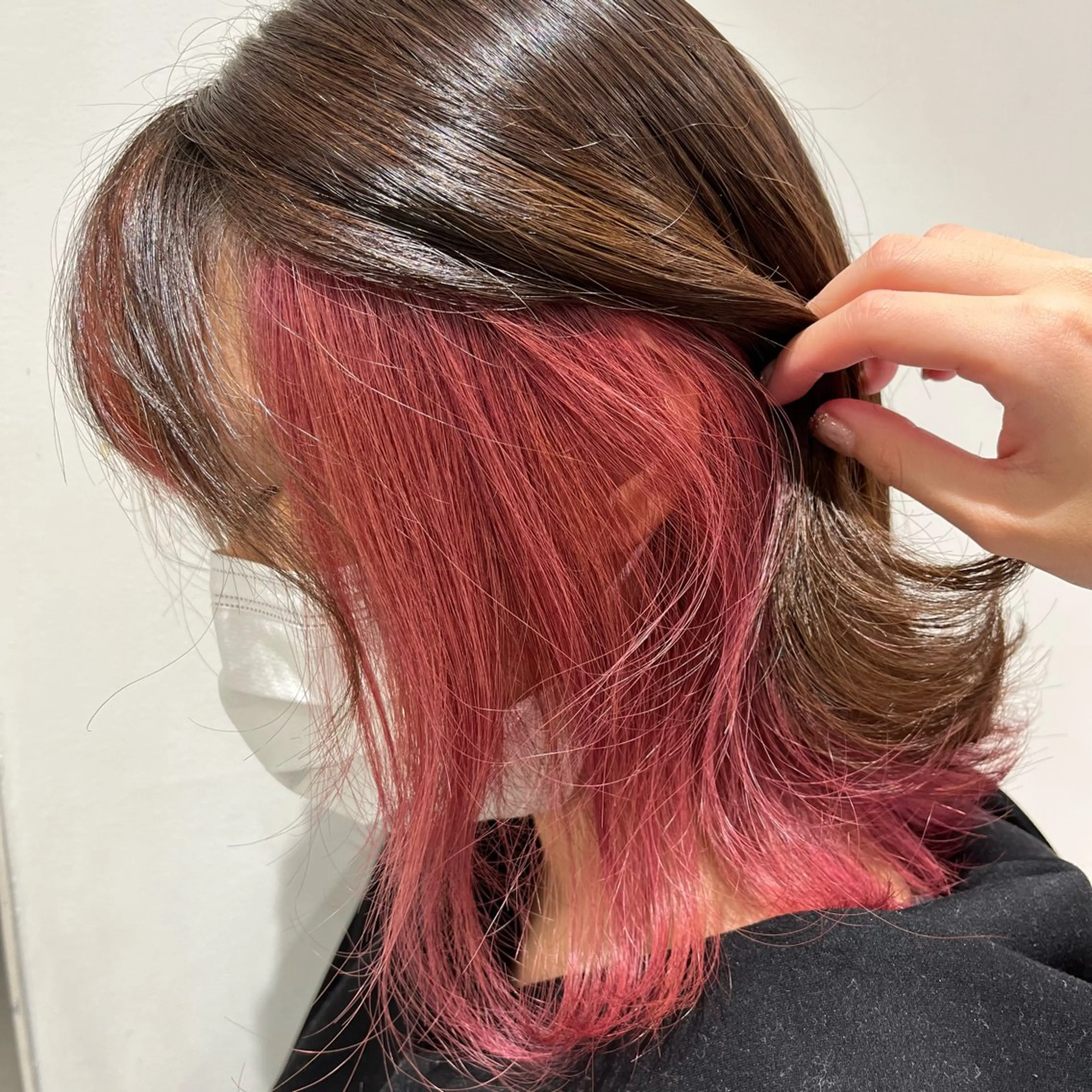 セミロング カラー 小林 楓香のヘアスタイル