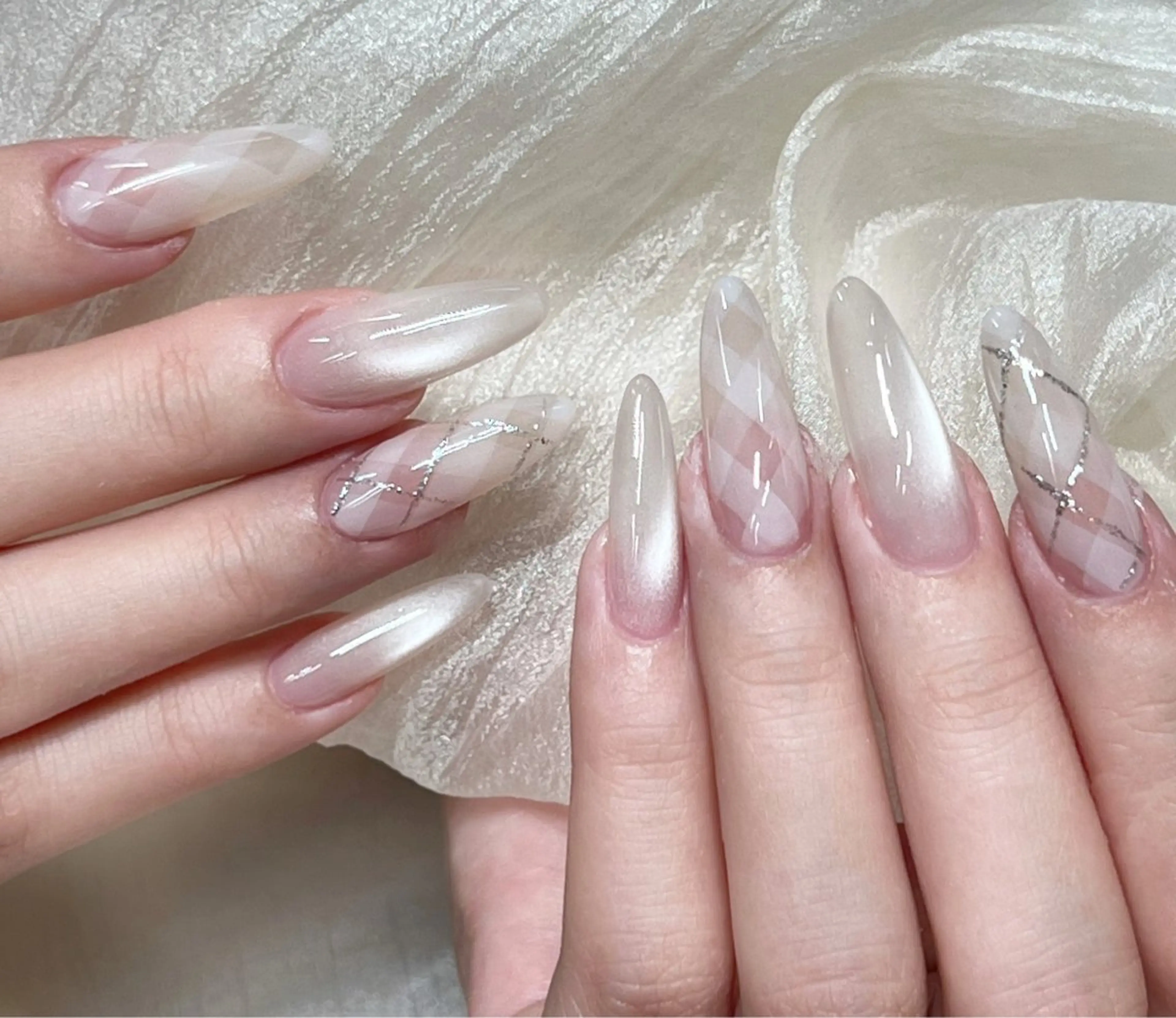 ネイル ハンドネイル candy nail 韓国風ワンホンネイルのネイルデザイン