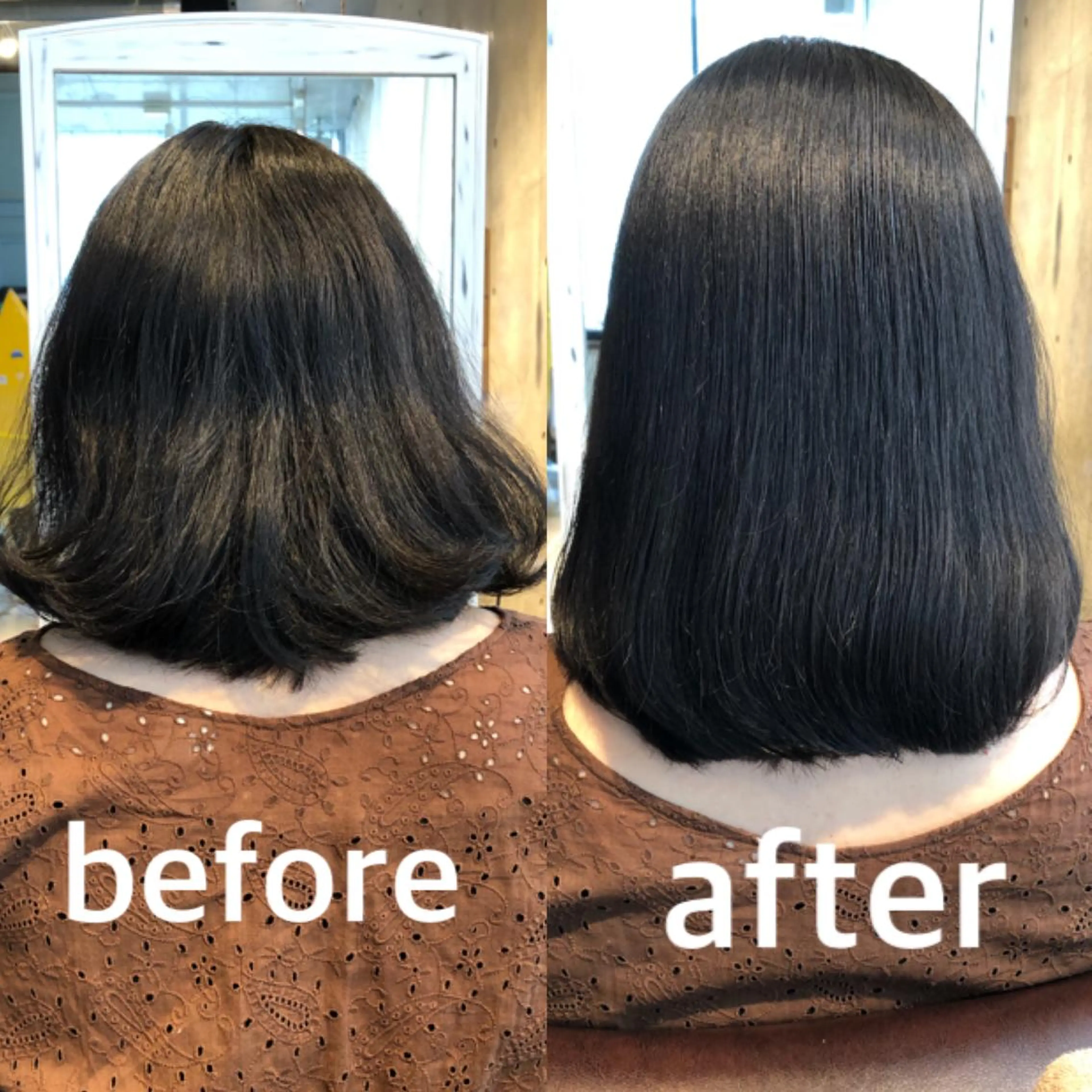 ミディアム 縮毛矯正 トリートメント ⭐️圧倒的艶髪⭐️ Neo⭐️のヘアスタイル
