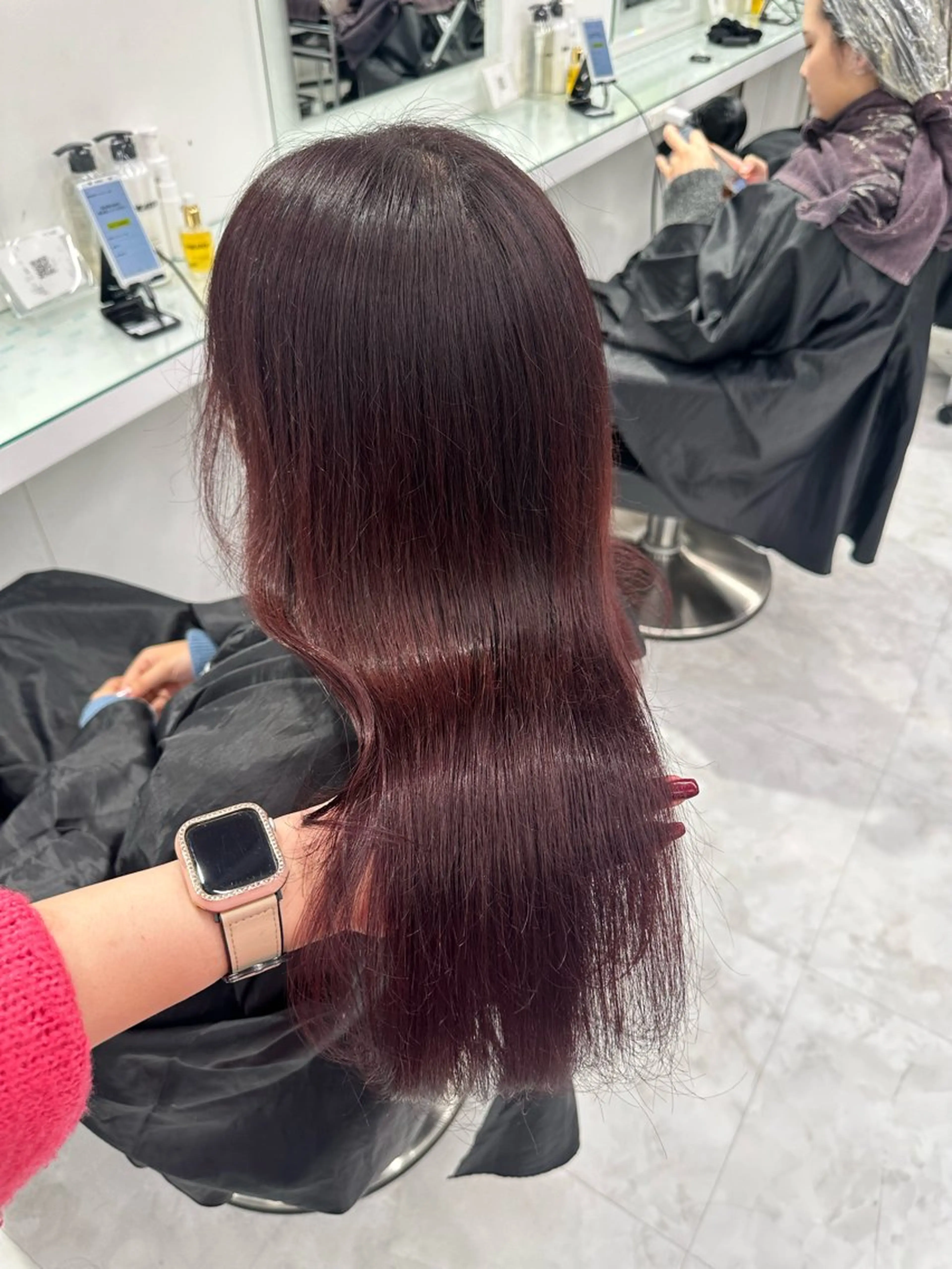 カラー マンツーマン/原宿/ 透明感カラー⭐️のヘアスタイル