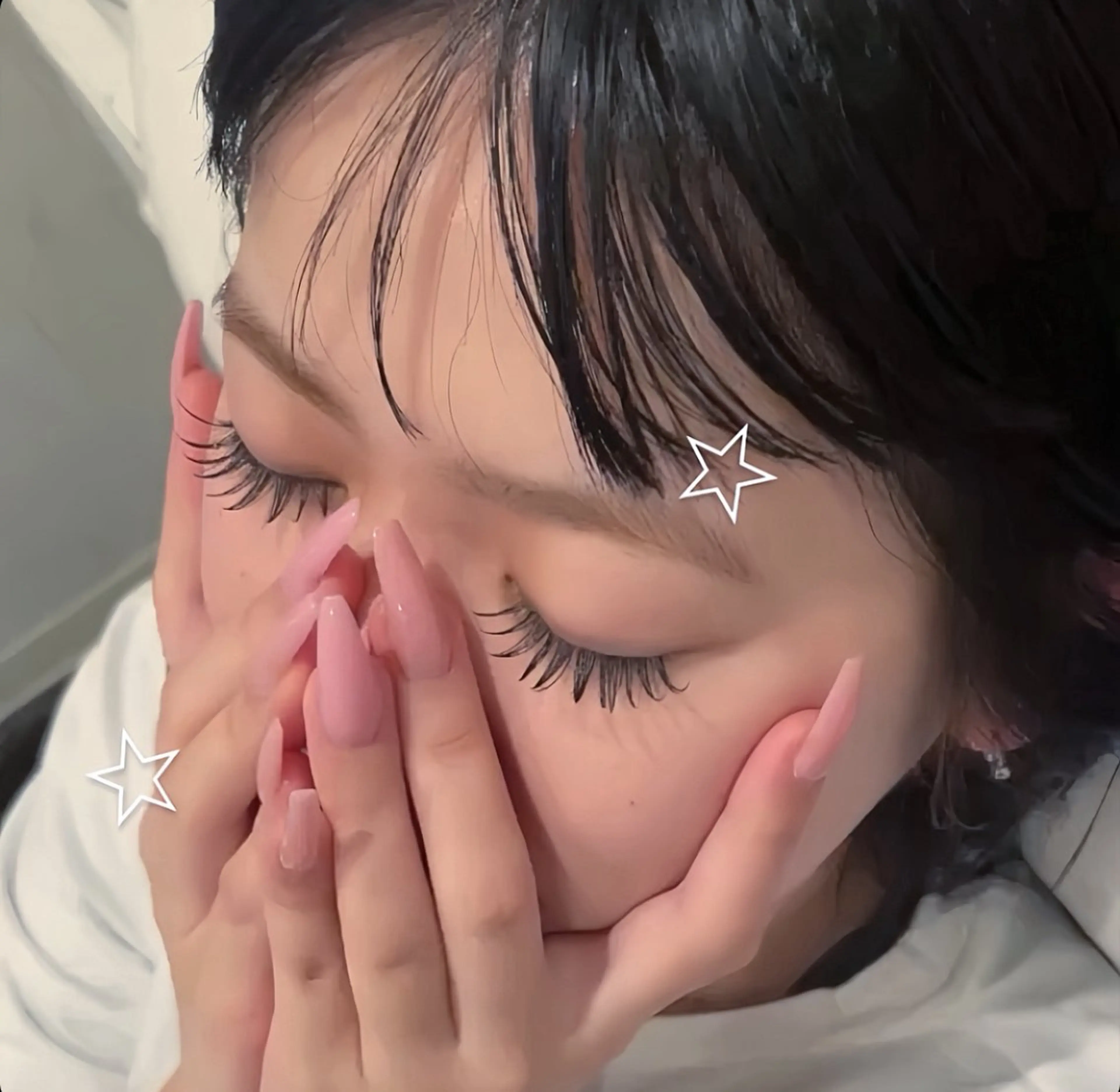 W flat lash80束💜の写真