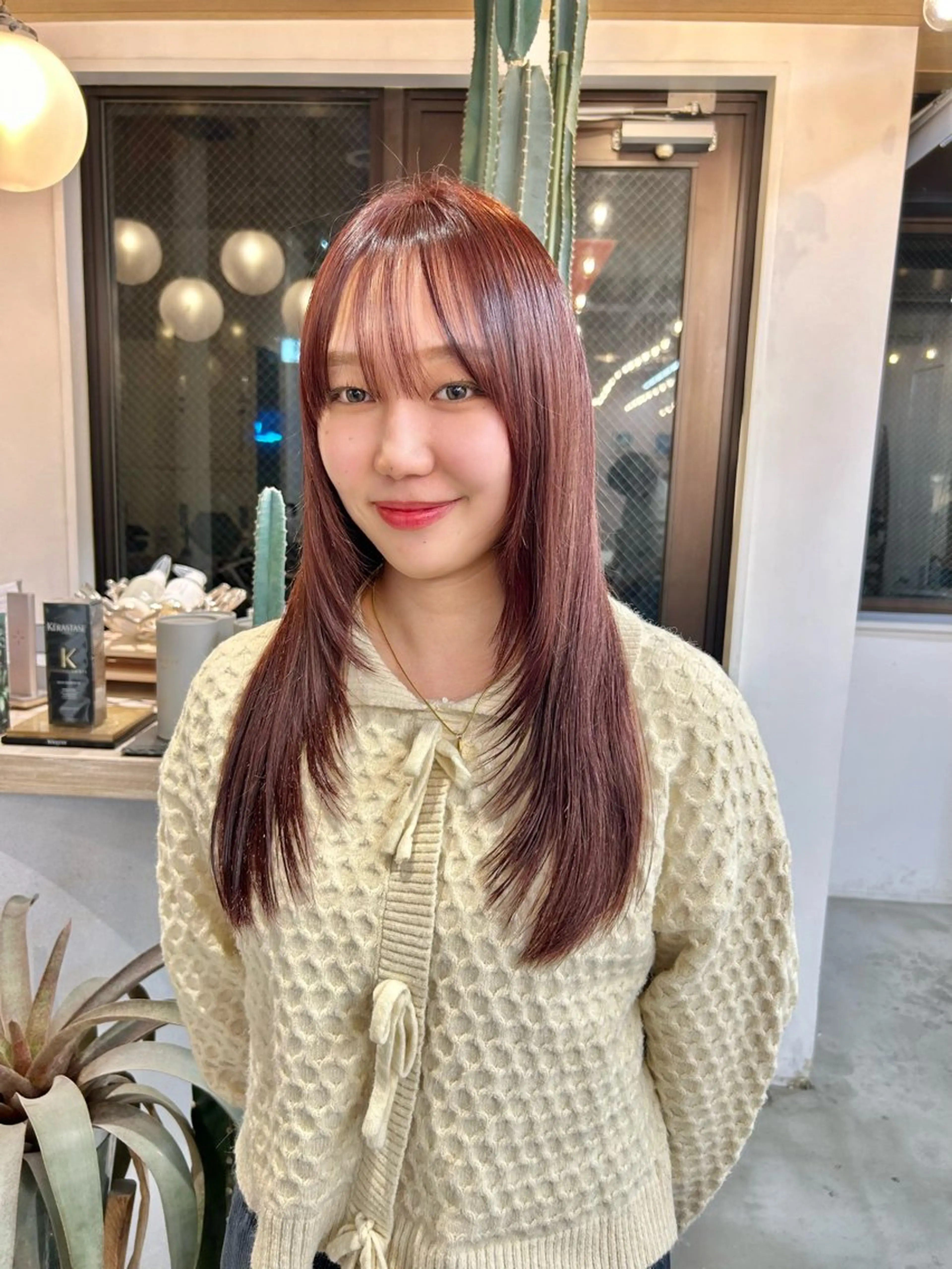 ロング カット ヘアカラー トリートメント 🩵縮毛矯正/ブリー チ/髪質改善/いつかのヘアスタイル