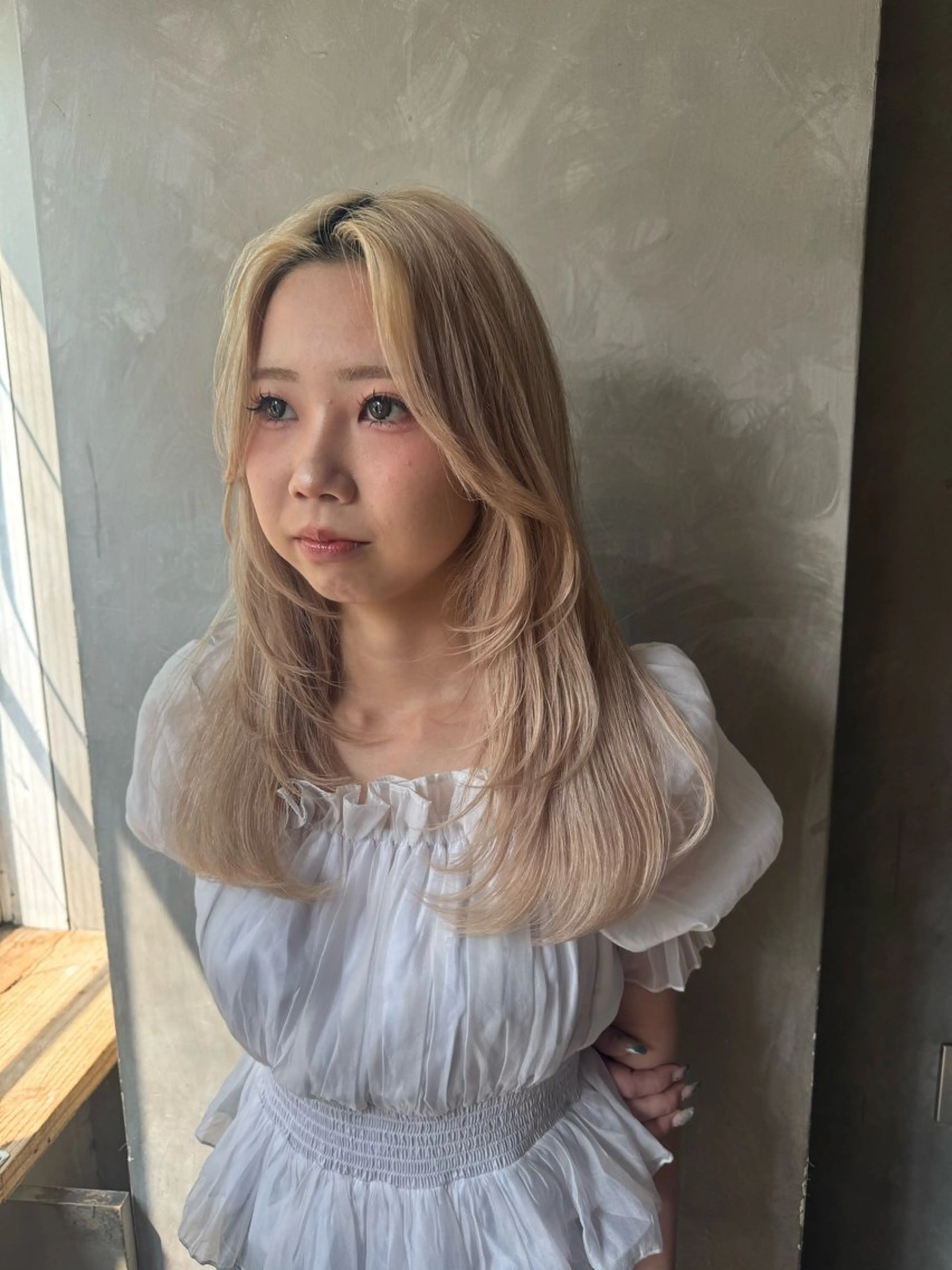 ロング クキノ ケイカのヘアスタイル