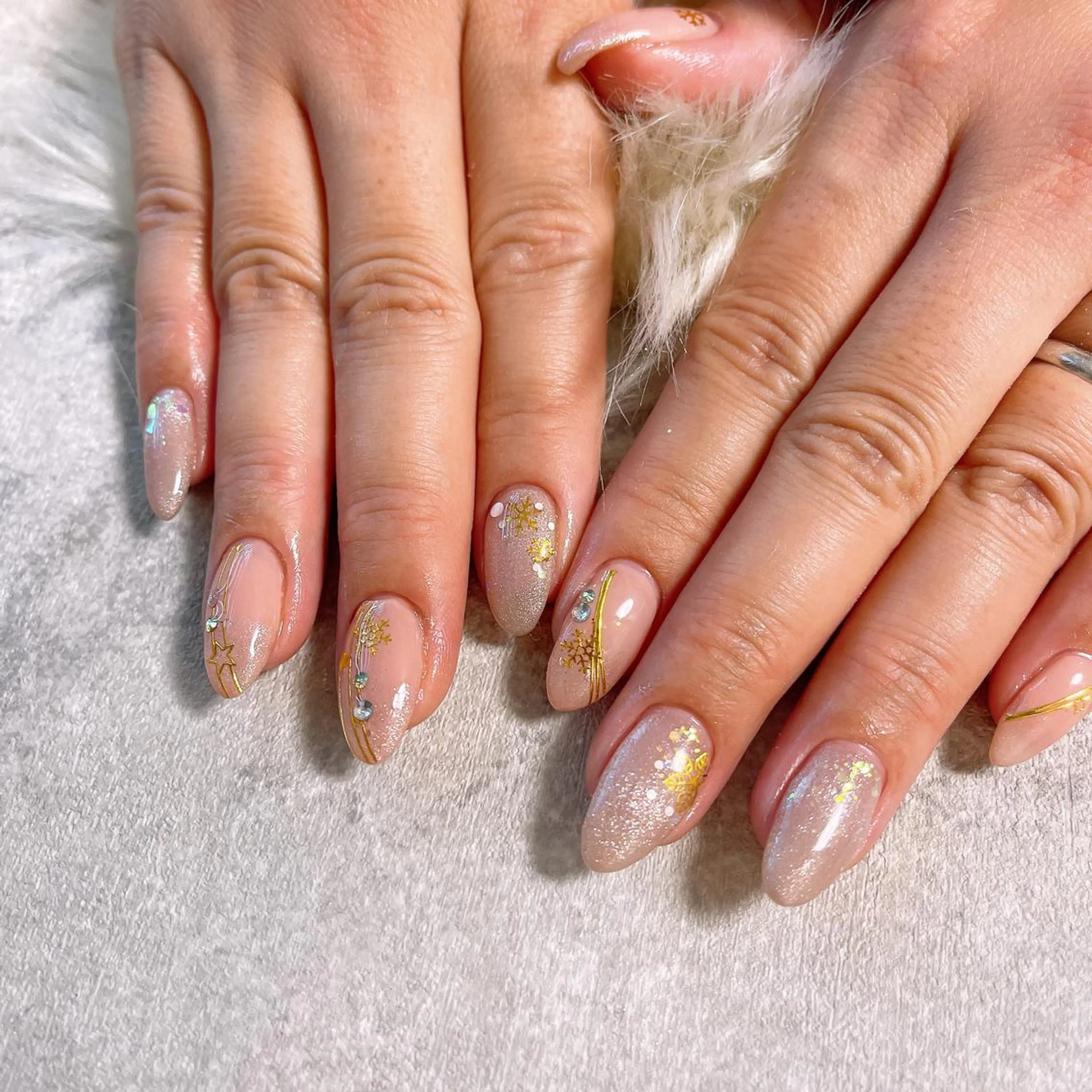 ネイル 冬ネイル Nail salon Rilaのネイルデザイン