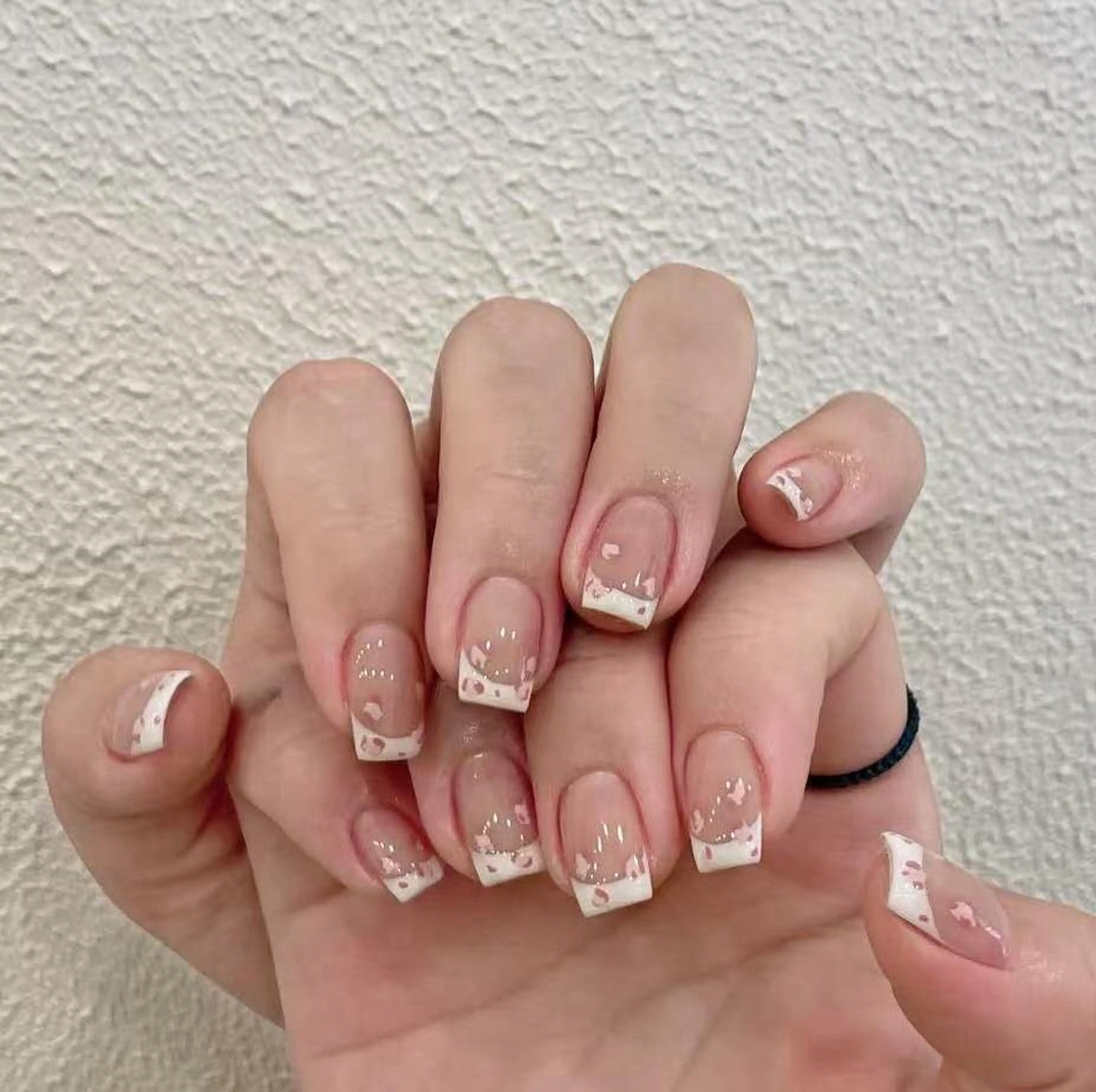 ネイル オーロラネイル フラワーネイル フットネイル フレンチネイル ジェルネイル ハンドネイル BabyYouMi nailのネイルデザイン