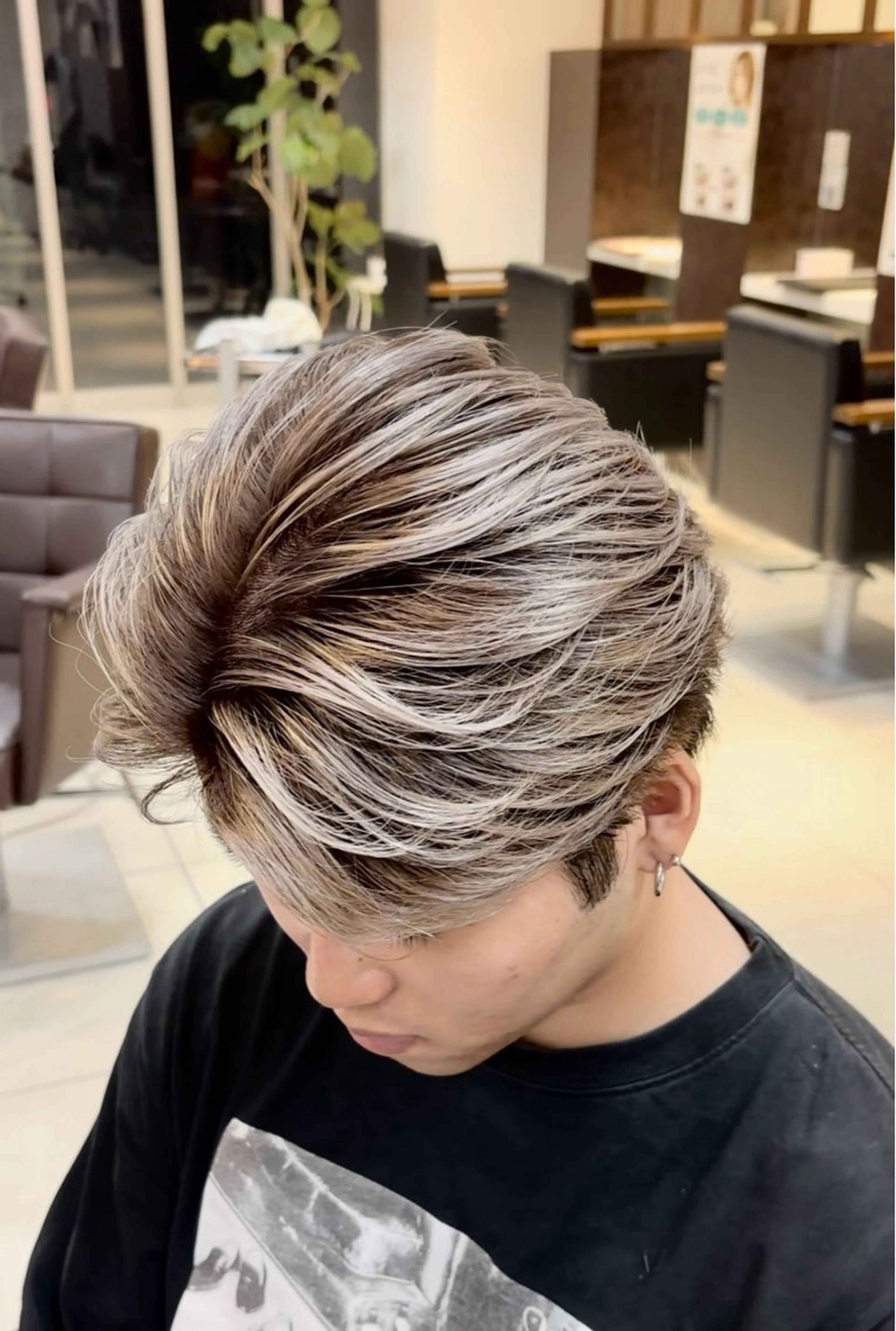 ショート レイヤーカット カット ヘアカラー 静岡/草薙パーマ メンズバレイヤージュのヘアスタイル