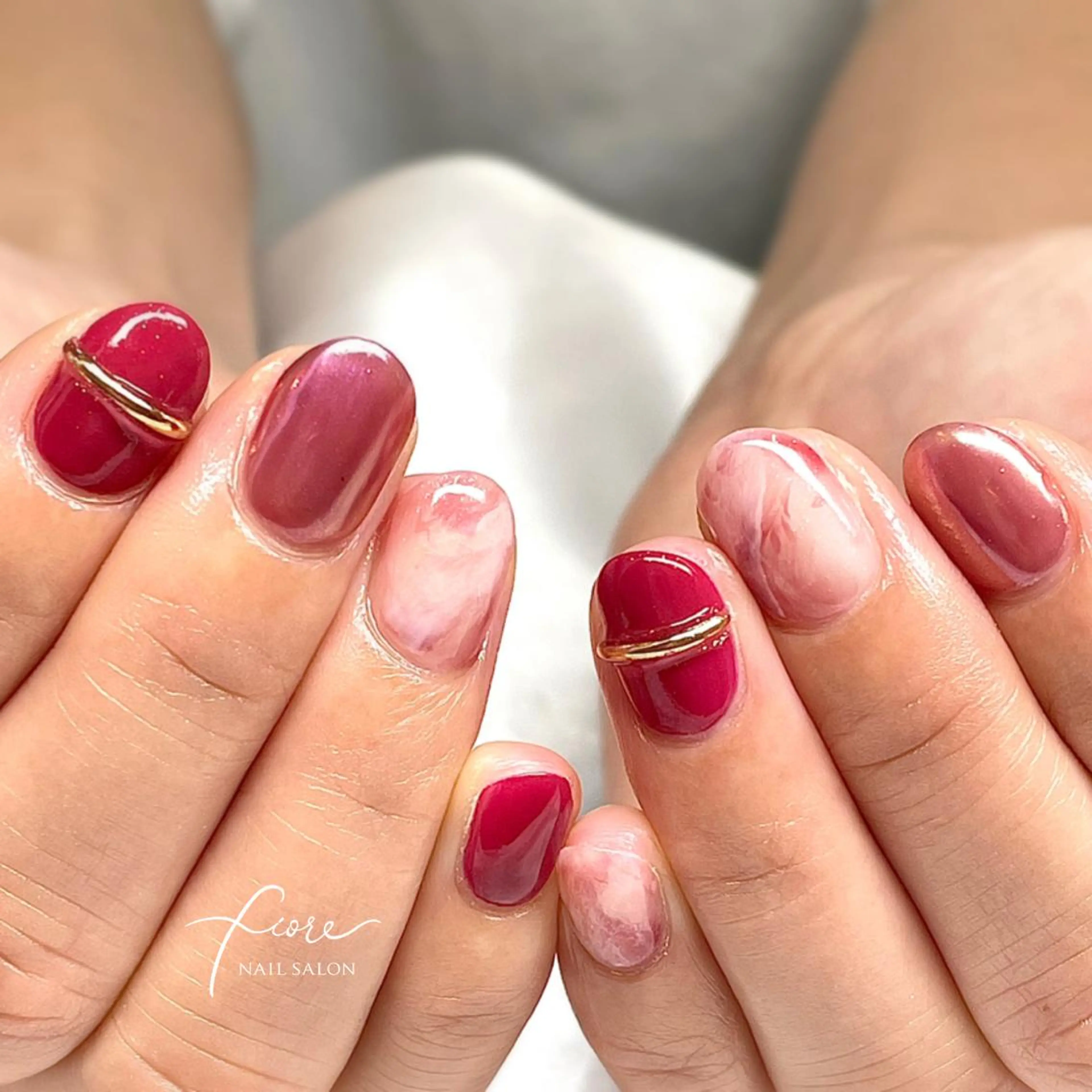ネイル ハンドネイル フィオーレ  fiore所属・fiore みゆきのネイルデザイン
