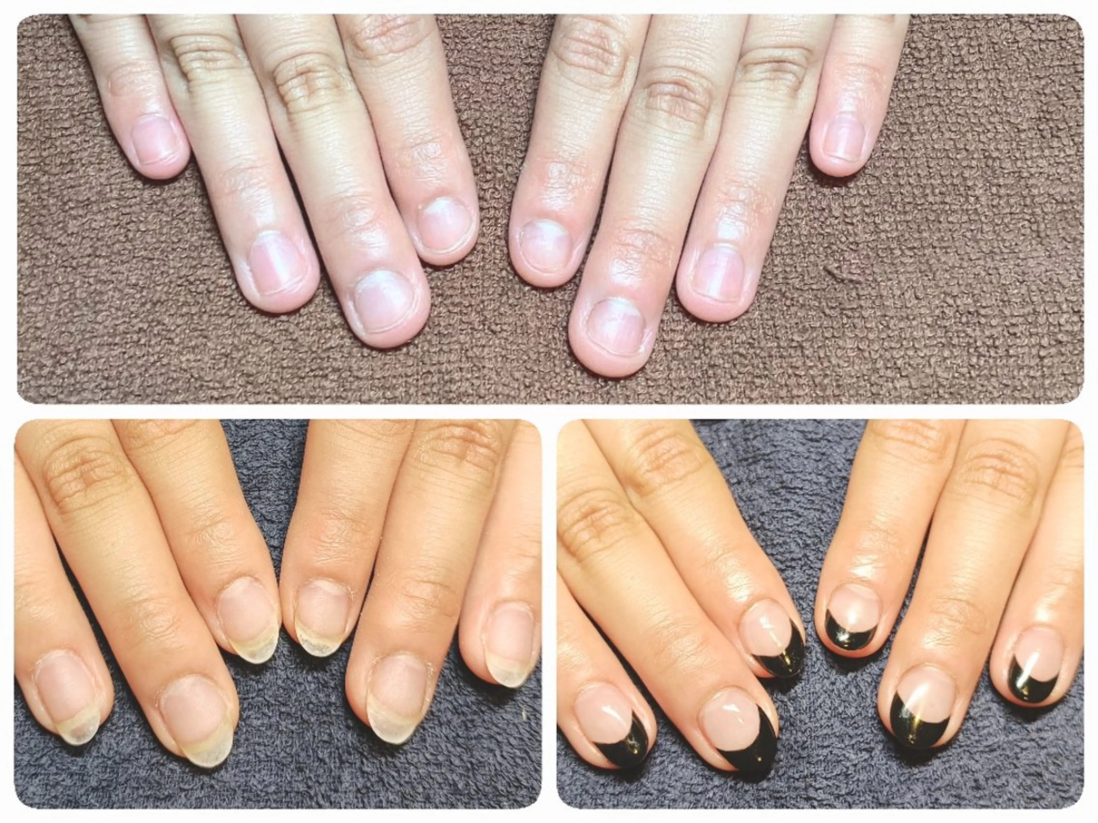 ネイル ハンドネイル ハンドケア 深爪矯正/爪育成ケア manie nailのネイルデザイン