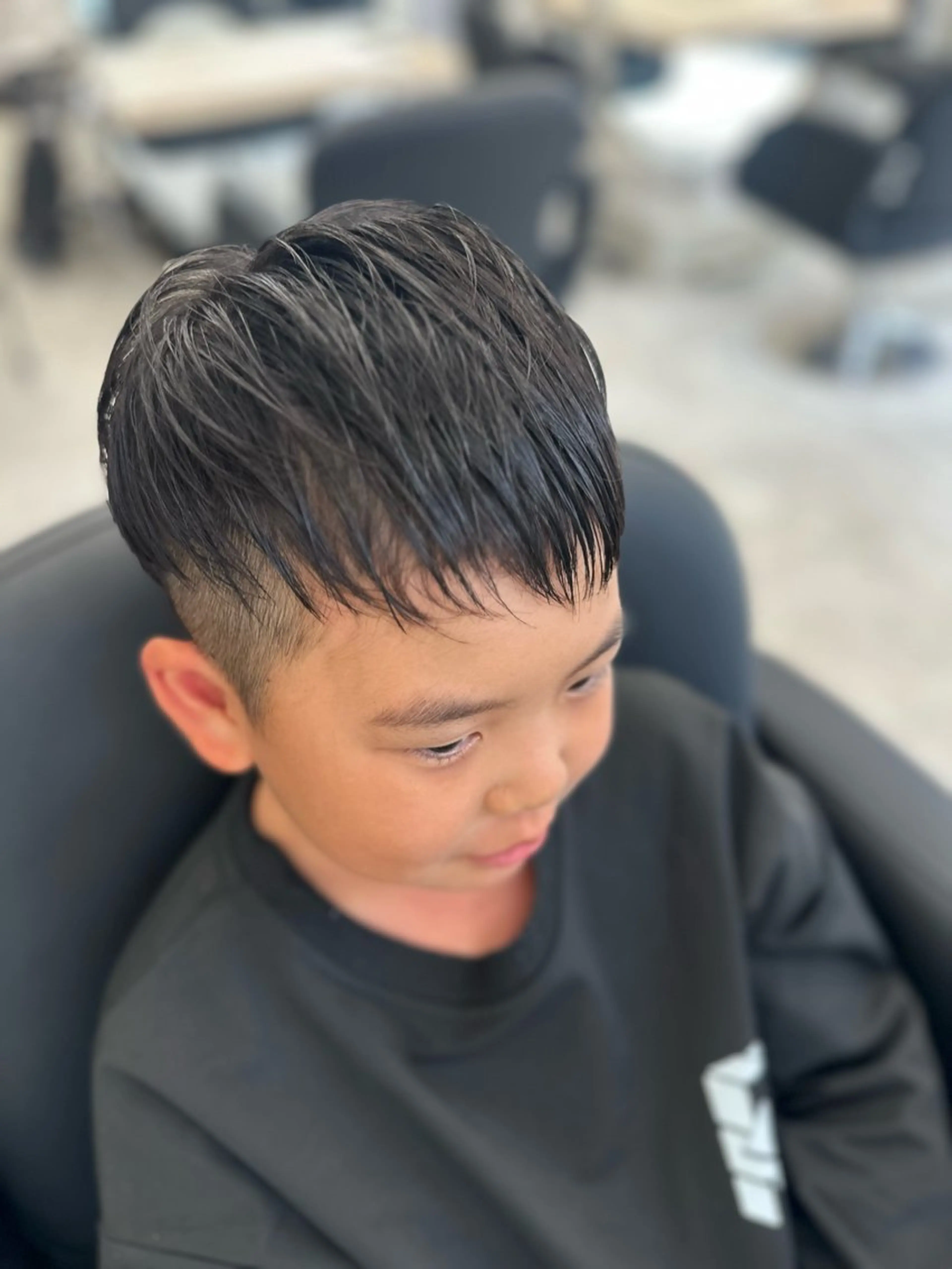 キッズ カット パーマ KUWAO MOEのヘアスタイル