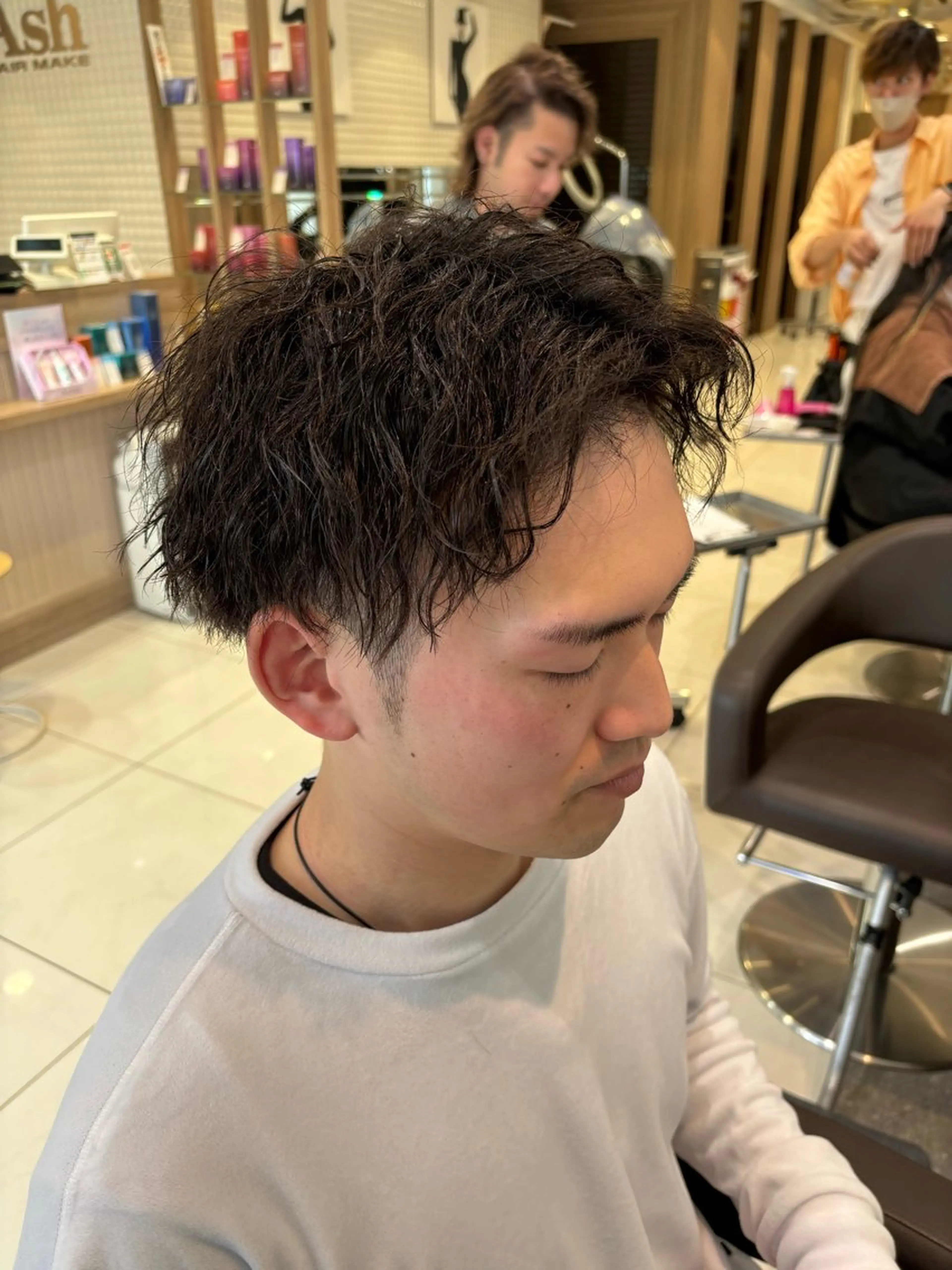 パーマ メンズ メンズパーマ ツイストスパイラルパーマ スパイラルパーマ 波巻きスパイラル・ カルマ/aoiのヘアスタイル