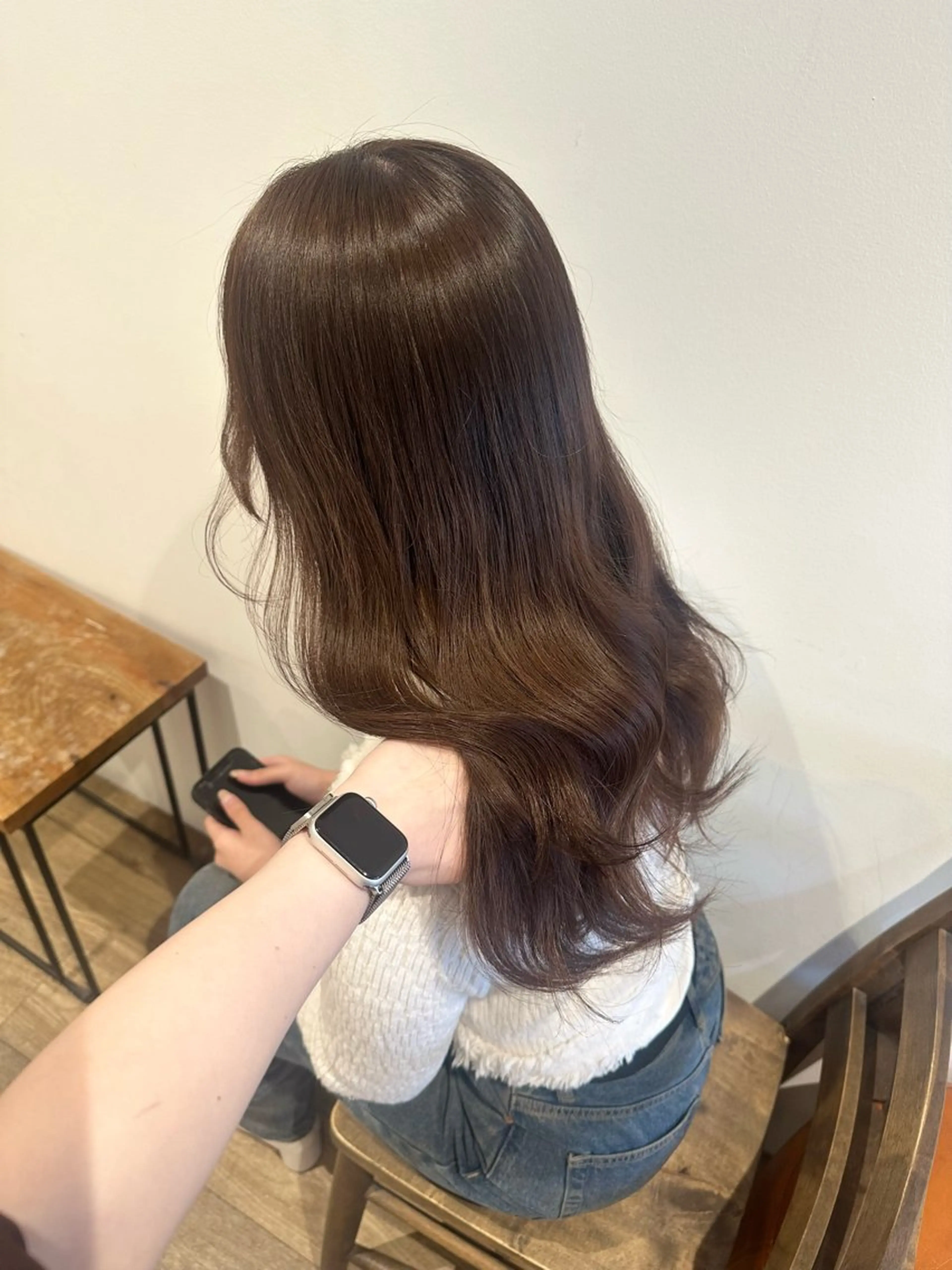 ロング カラー ヘアアレンジ カット ヘアカラー トリートメント himawari♡ 柔らかいカラーのヘアスタイル