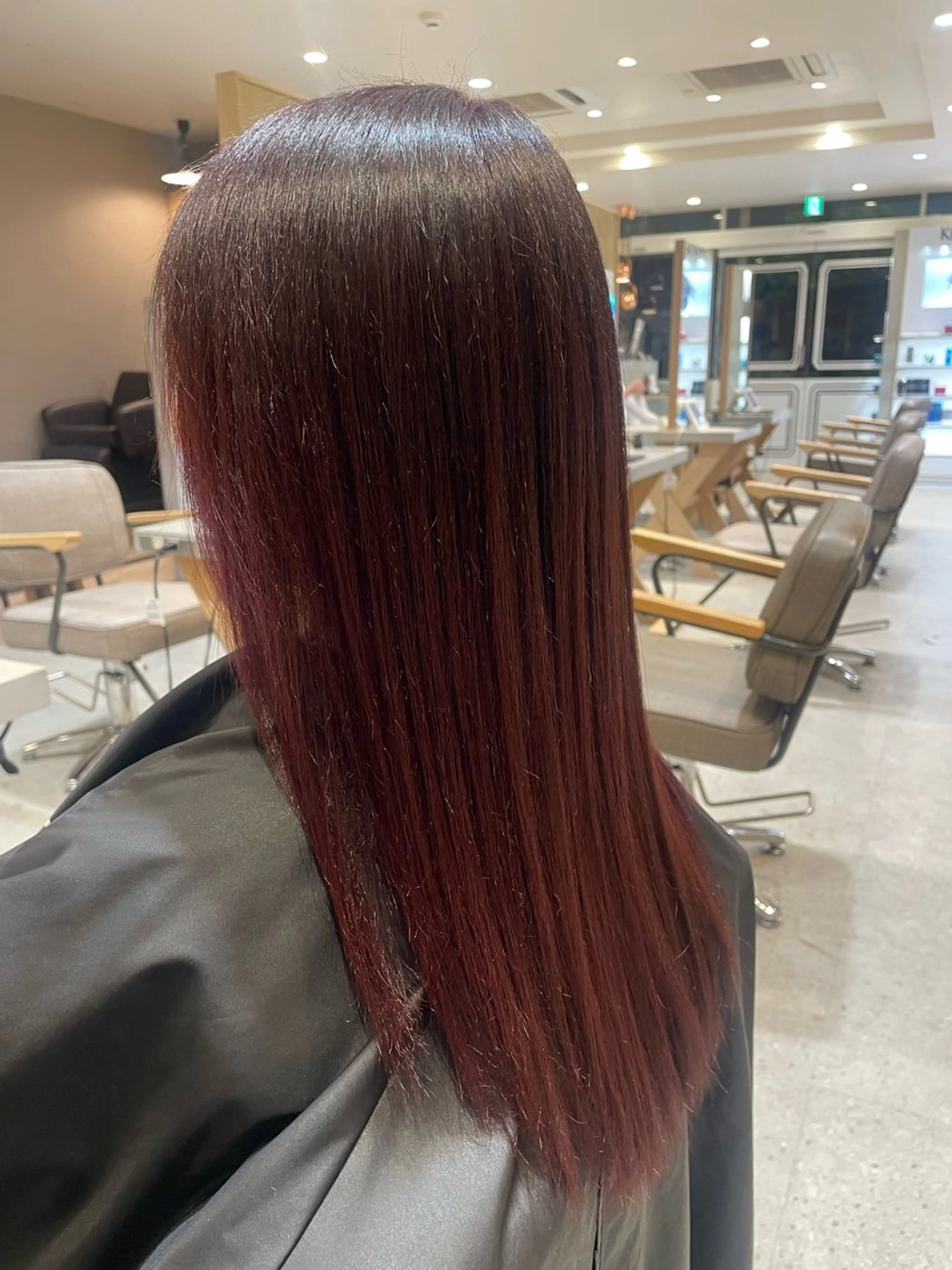 ロング 縮毛矯正 PRINTEMPS by flammeum 大和店所属・🪼flammeum 宮﨑 瑠華のヘアスタイル