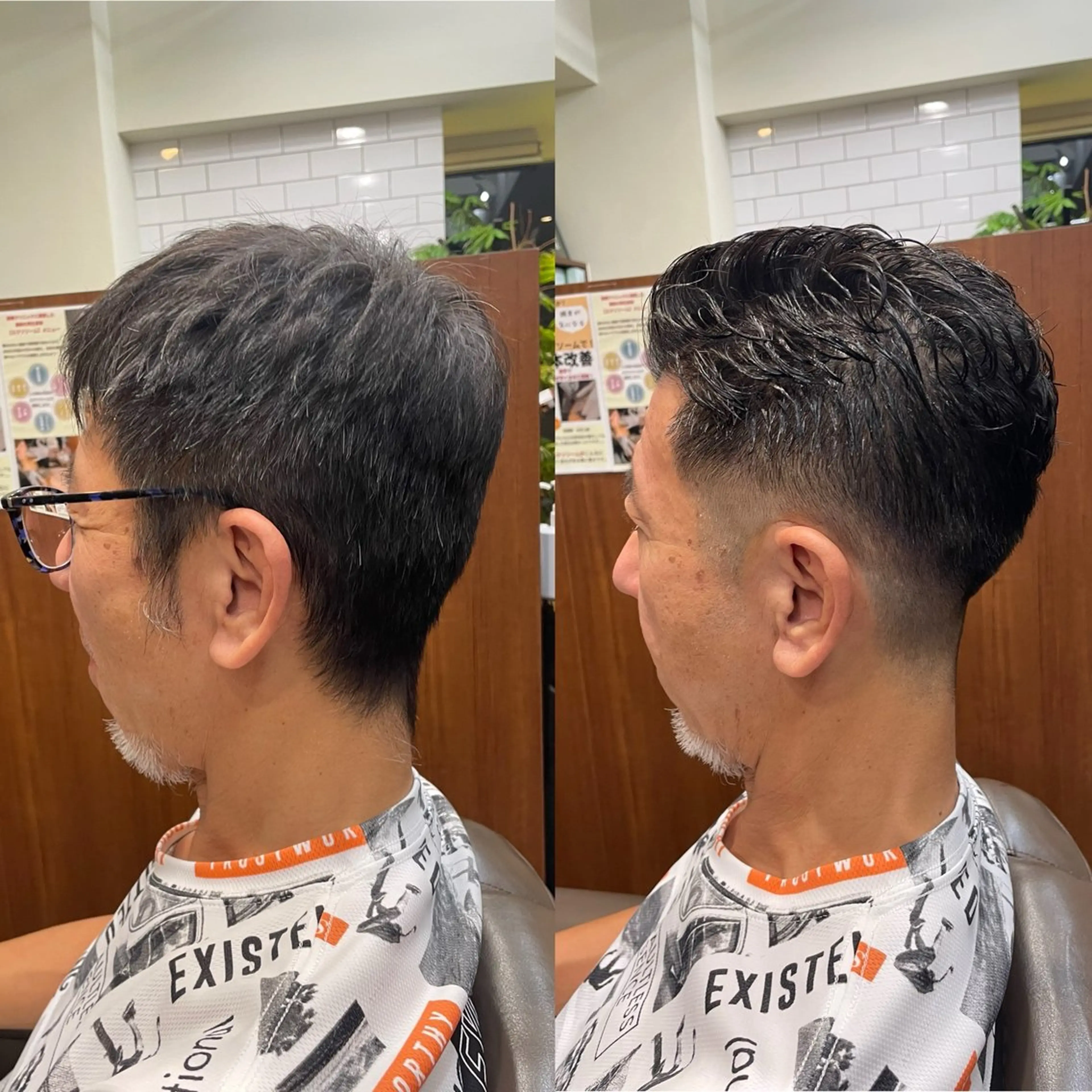 ショート パーマ メンズ カット パーマ トレサンパ所属・💈トレサンパ 💈金山駅✂︎愛実のヘアスタイル