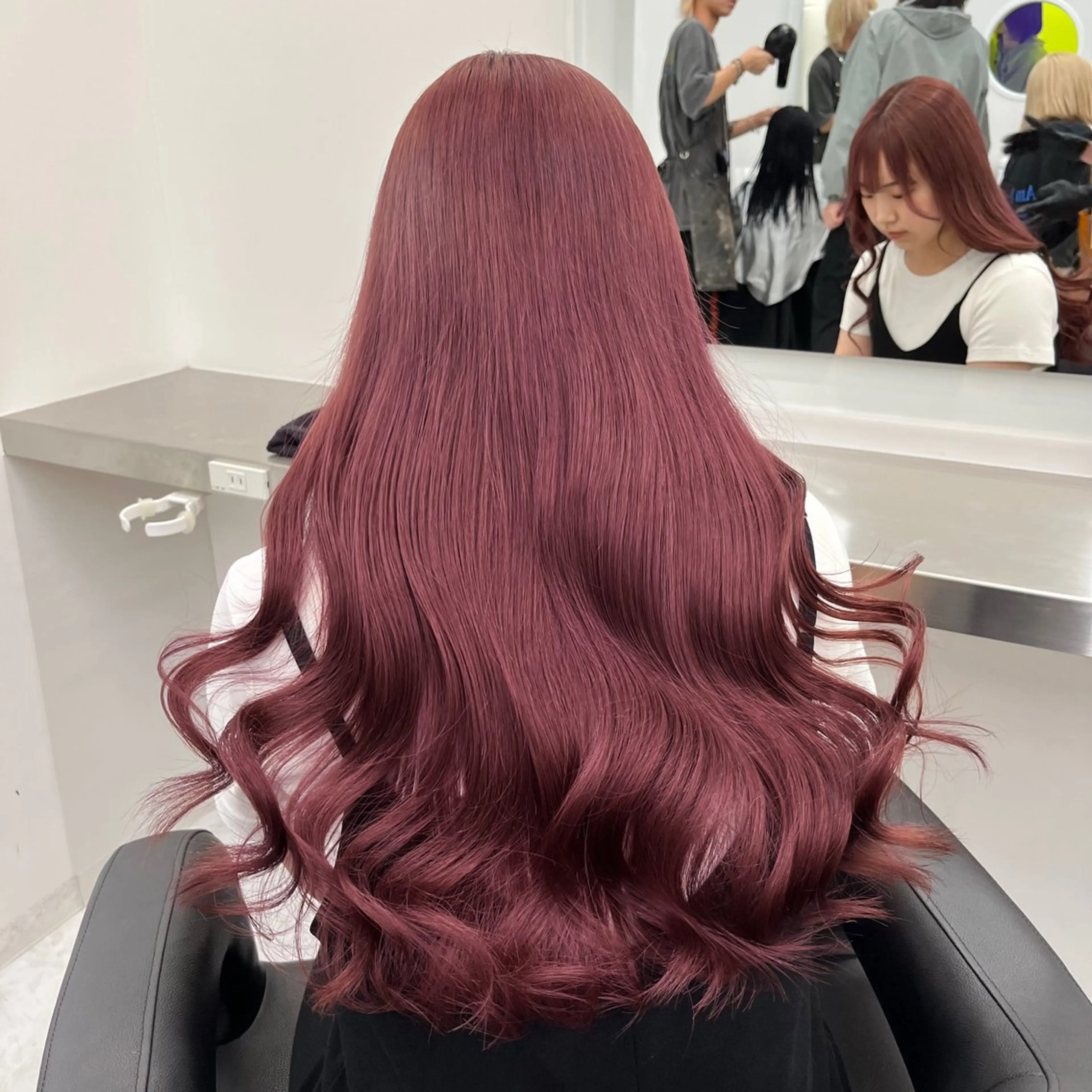 ロング カラー ヘアアレンジ ヘアカラー ヘッドスパ ヘアセット Nanako 🎀 暖色girly🪽‪のヘアスタイル