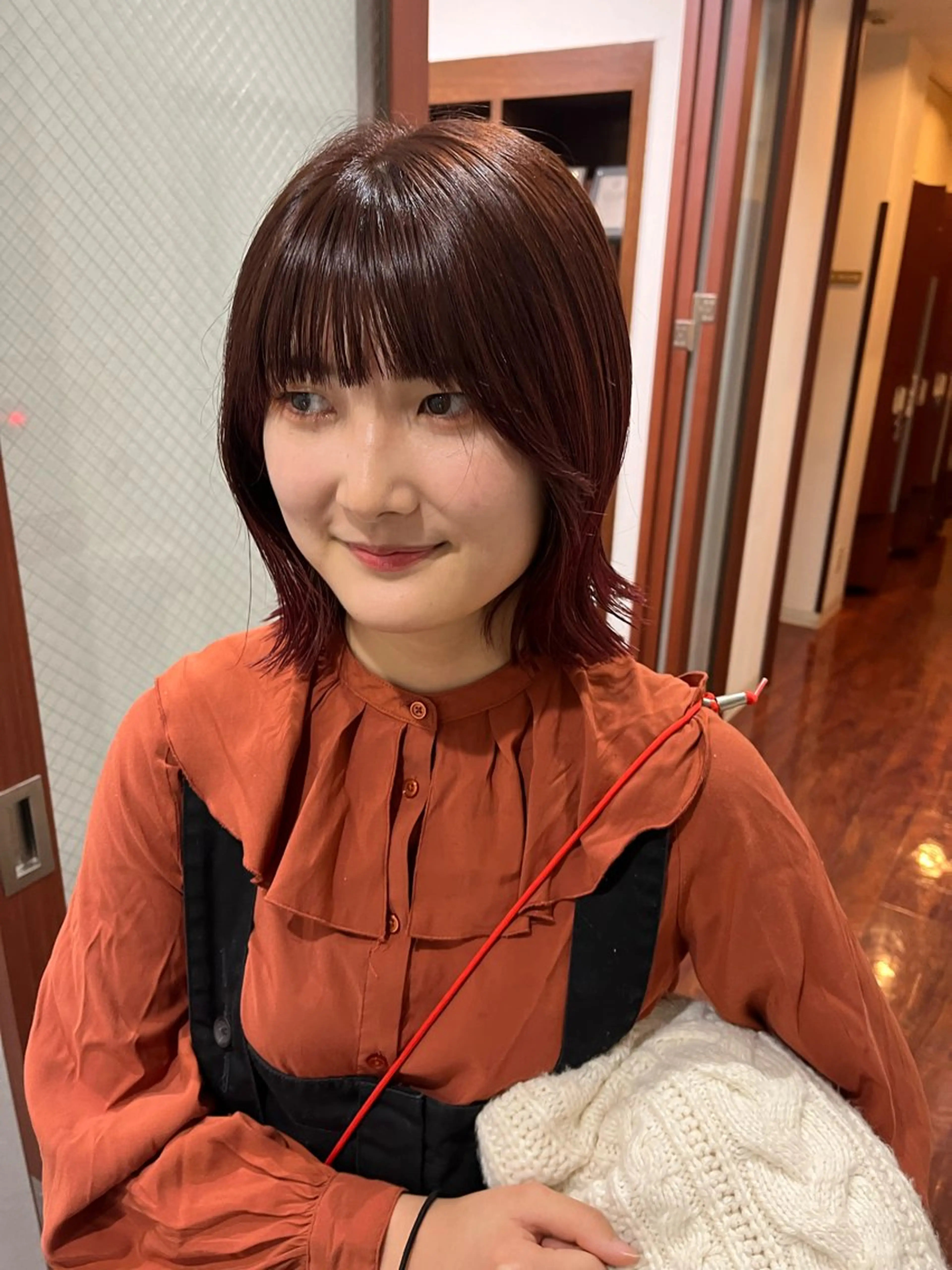 ショート ボブ 外ハネヘア kchiara所属・yura /レイヤーカットのヘアスタイル