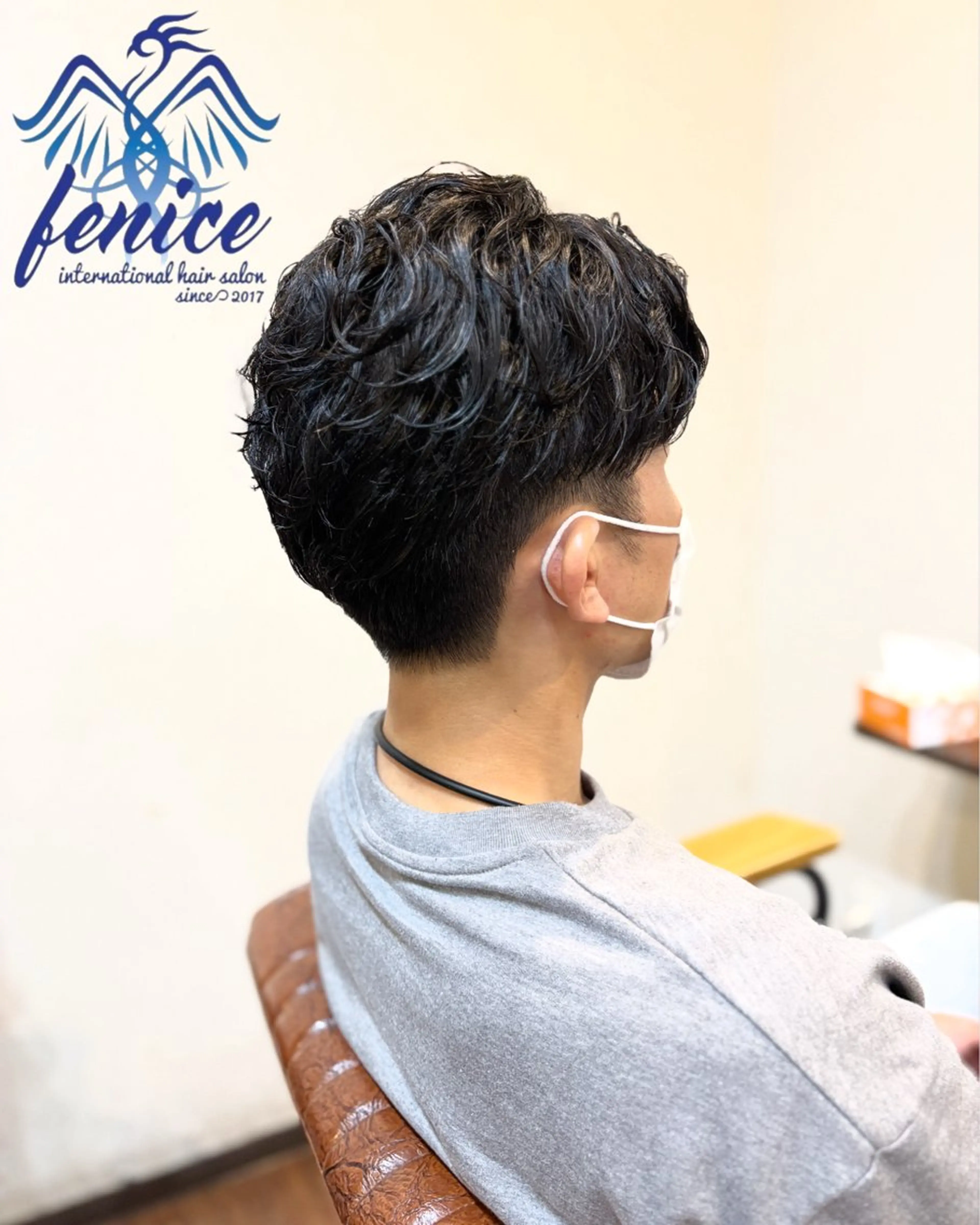 パーマ メンズ カット パーマ ✨縮毛矯正メニュー 追加 中山大輔✨のヘアスタイル