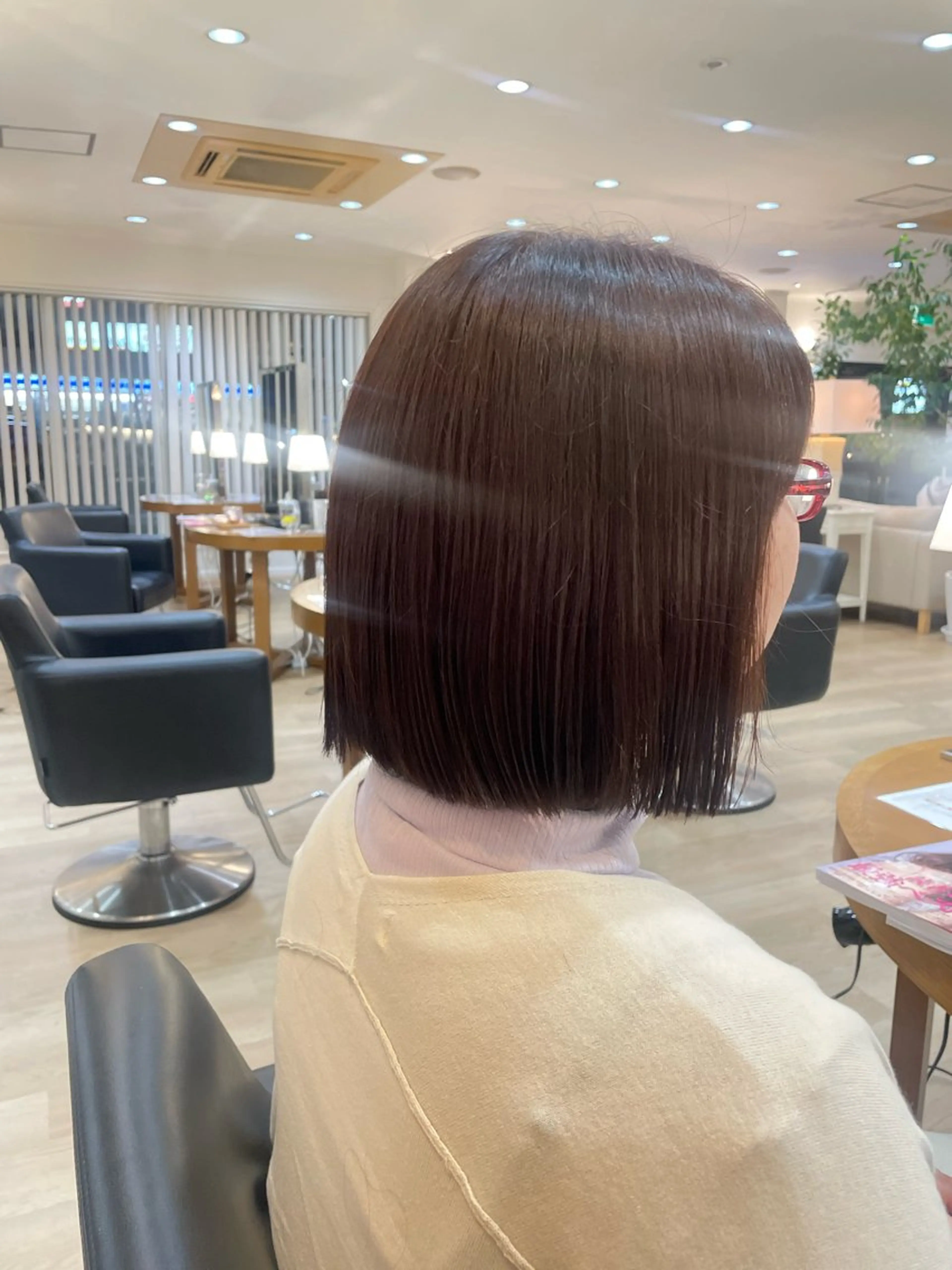 ショート 切りっぱなしボブ ボブ 市野 ひかるのヘアスタイル