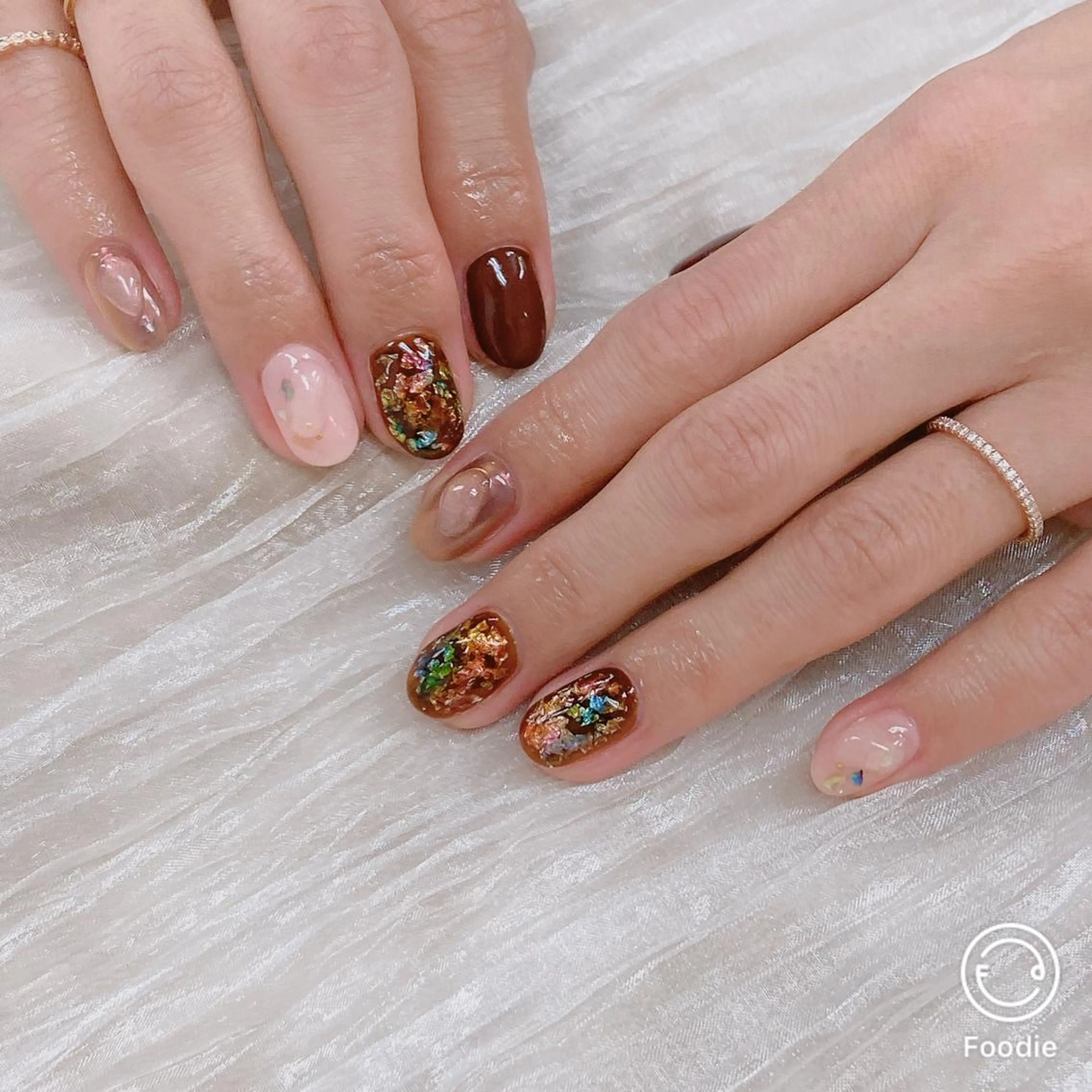 ネイル ニュアンスネイル ネイリスト あこのネイルデザイン