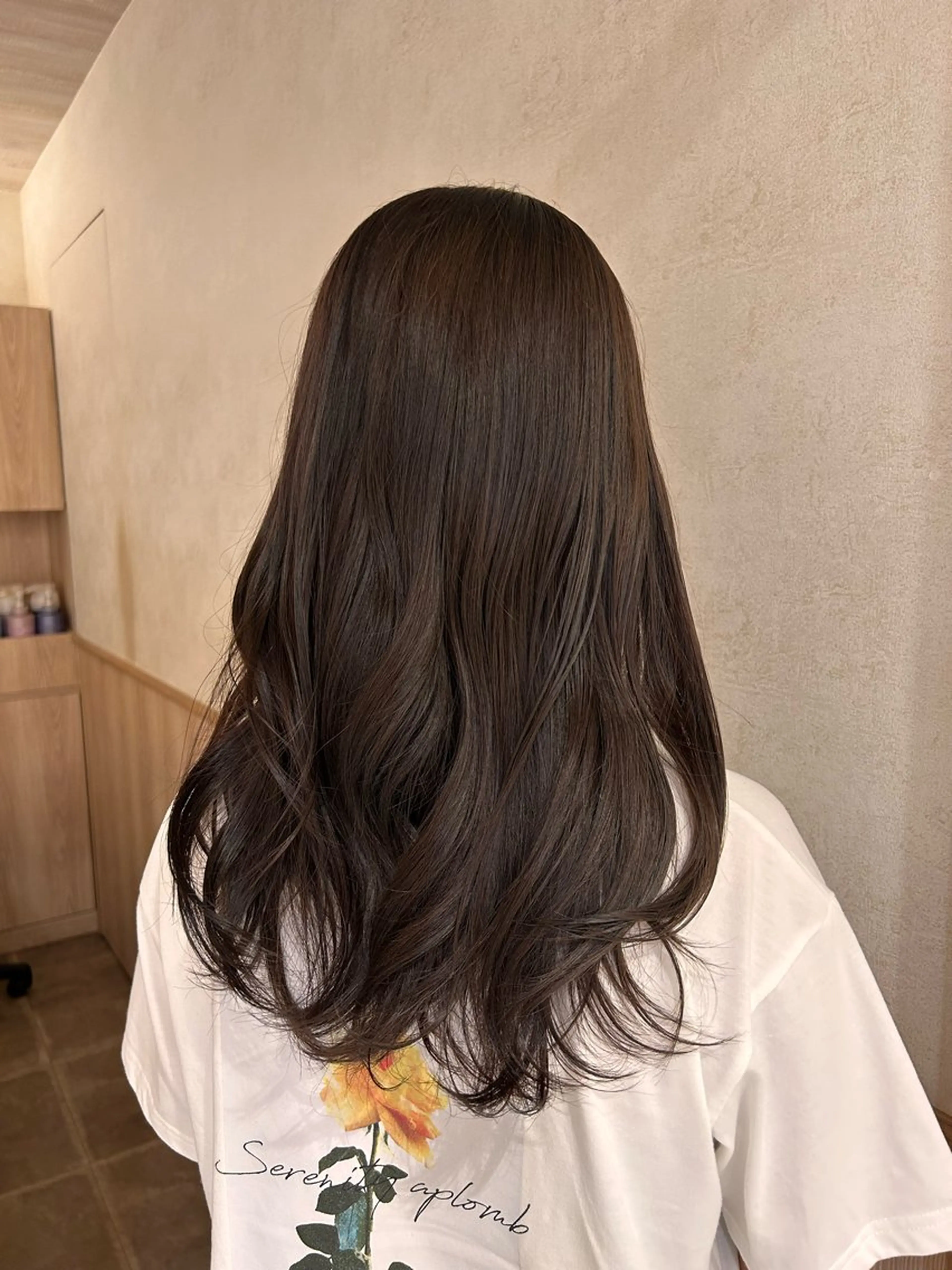 セミロング ヘアカラー トリートメント カラー /暖色Yukaのヘアスタイル