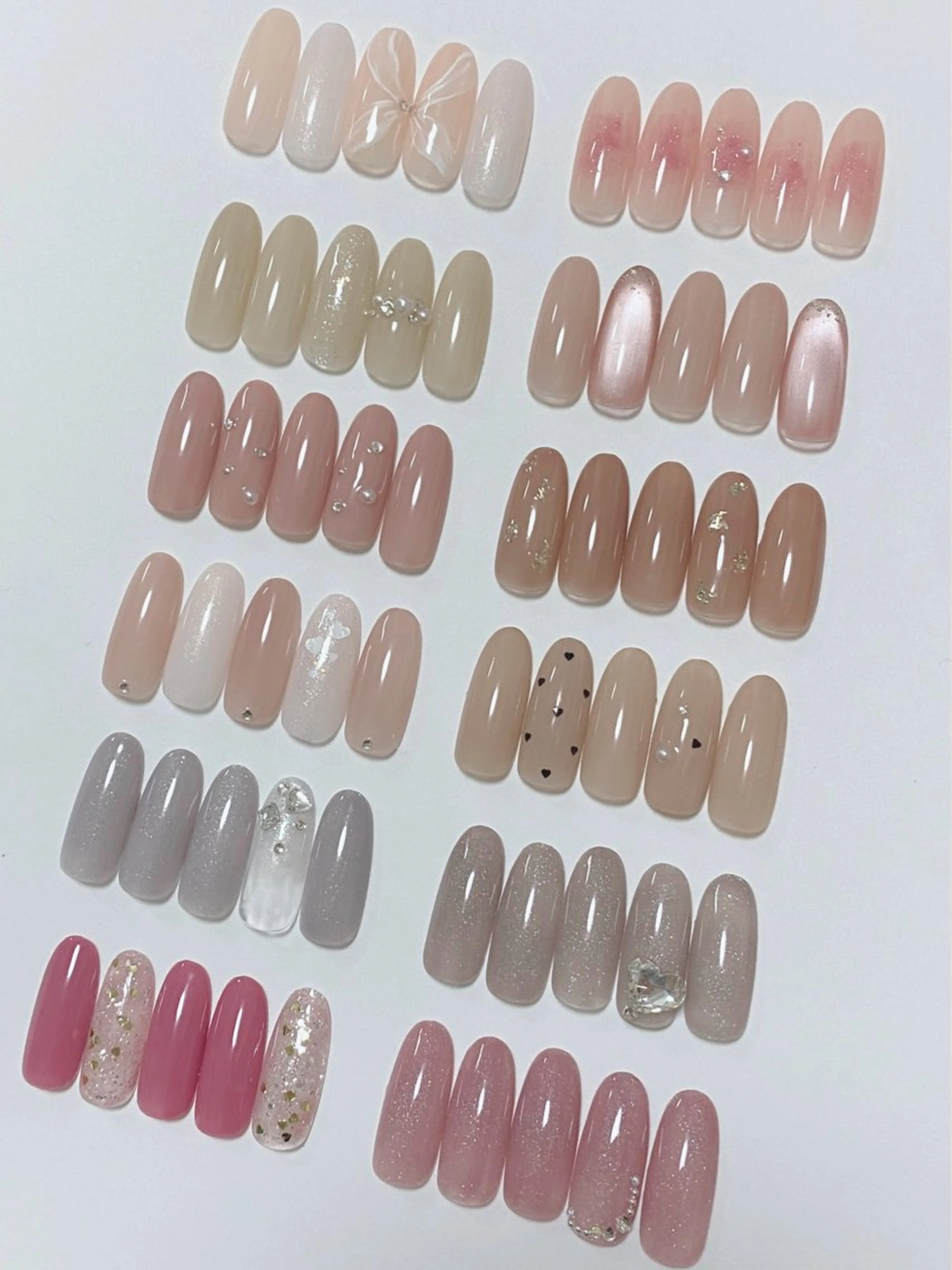 オフあり💅シンプルネイル🦋選べる定額デザインの写真