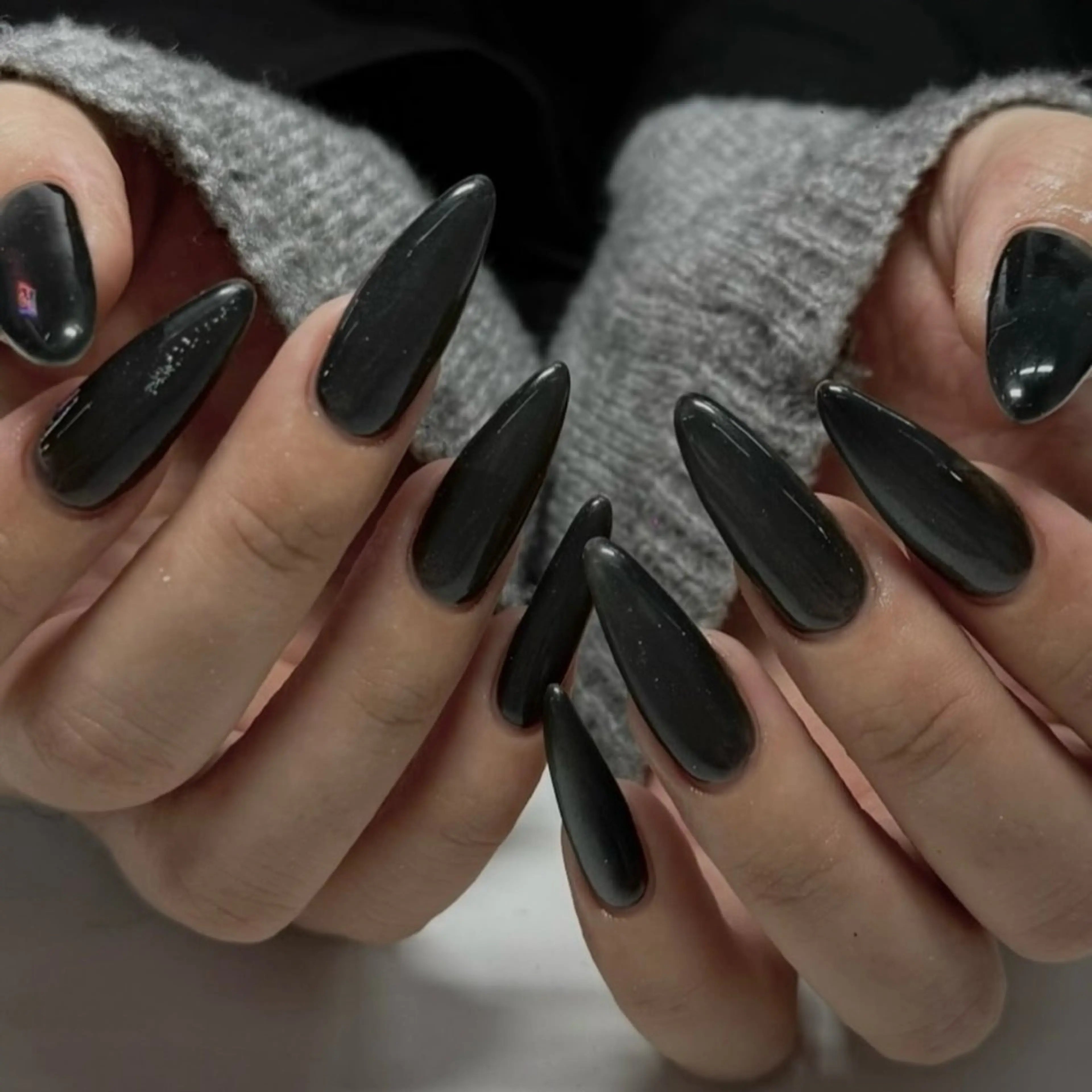 【長さ出し･シンプル/オフなし】ワンカラー/グラデ/フレンチ/マグネット/ミラー/オーロラ/フラッシュ 3990円～の写真