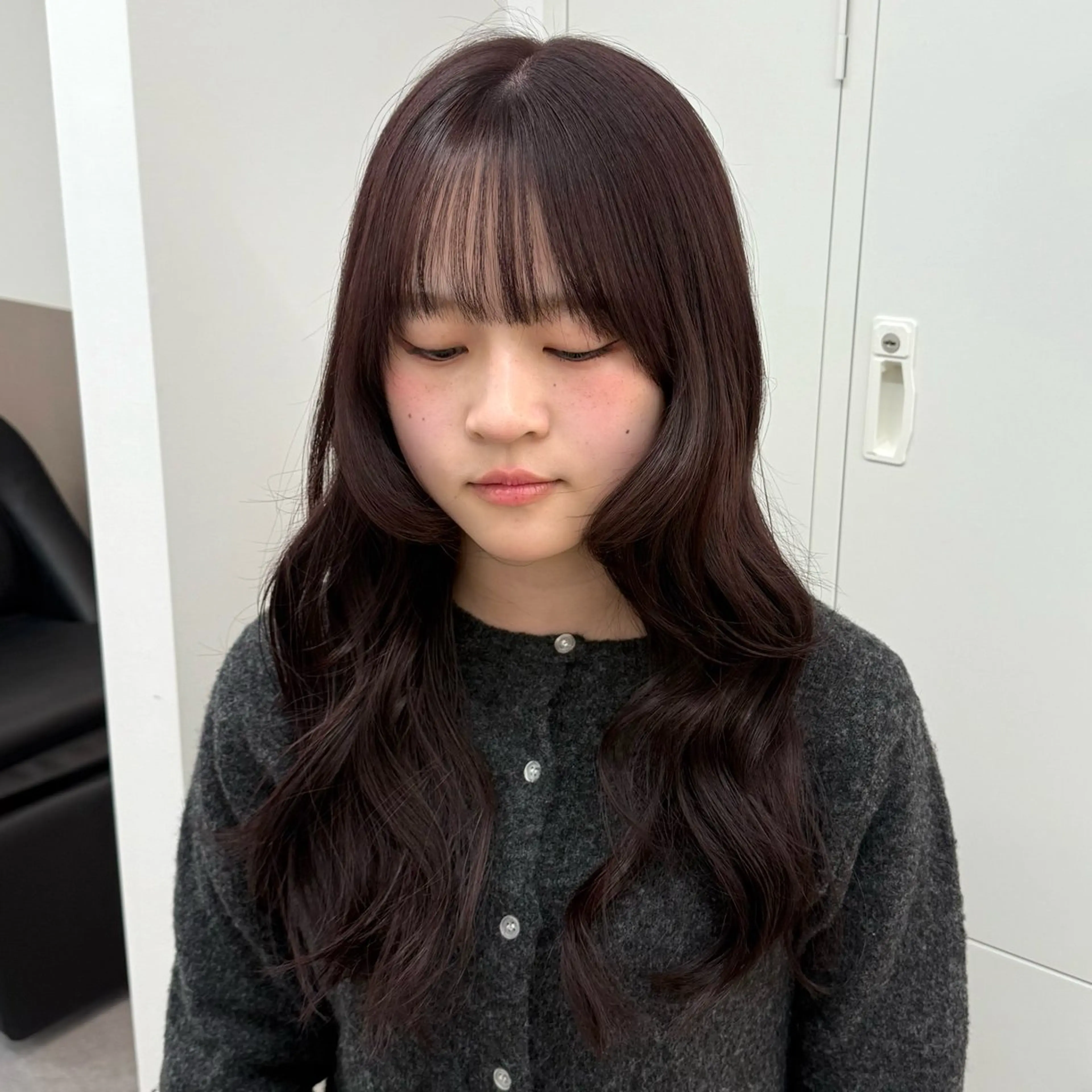 ロング カラー ラベンダーカラー ピンクカラー ピンクラベンダー 澤 佑華 🎀 透明感カラーのヘアスタイル