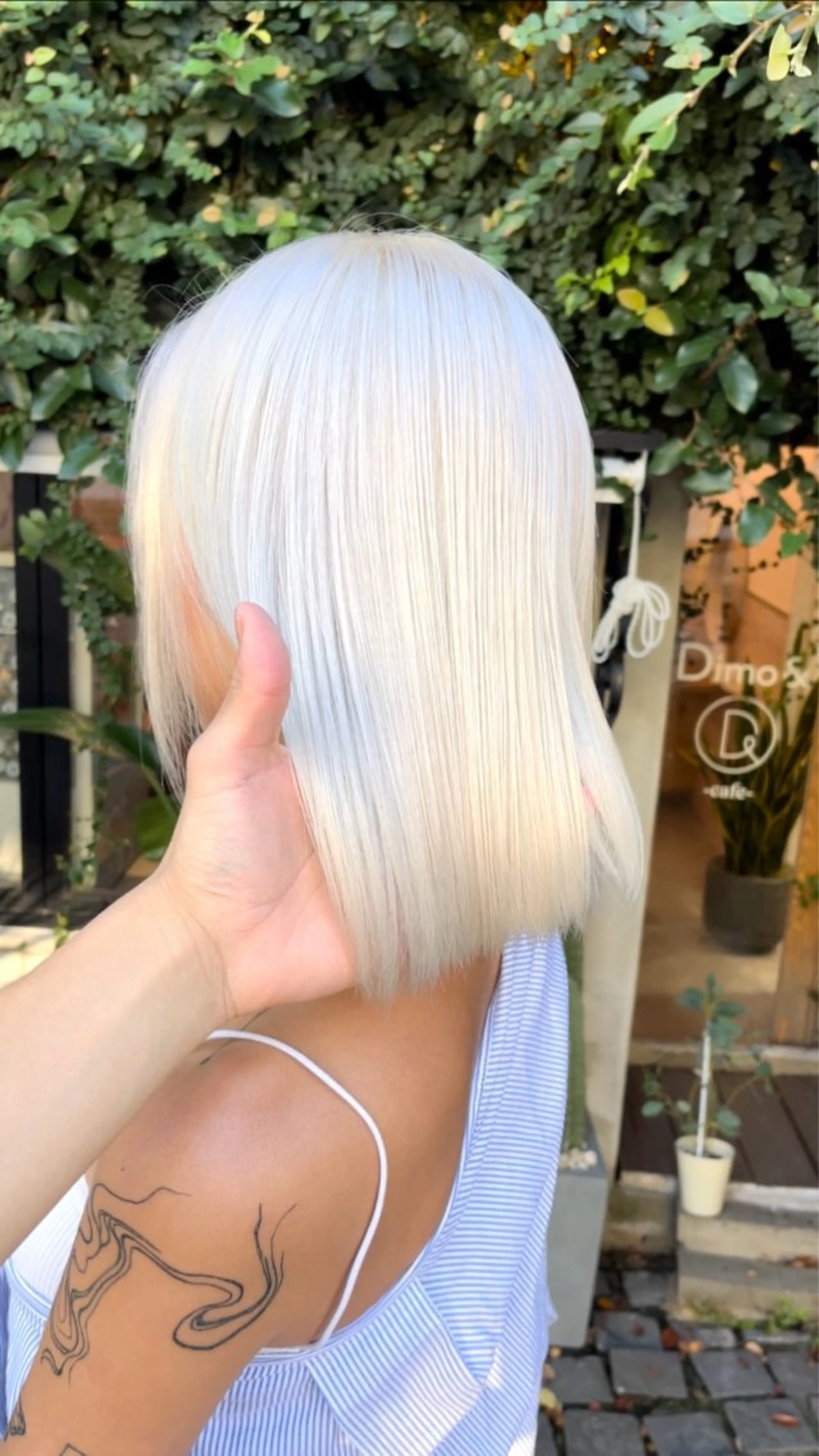 ロング カラー ヘアカラー トリートメント 高島大登/顔周り /ミルクティーのヘアスタイル