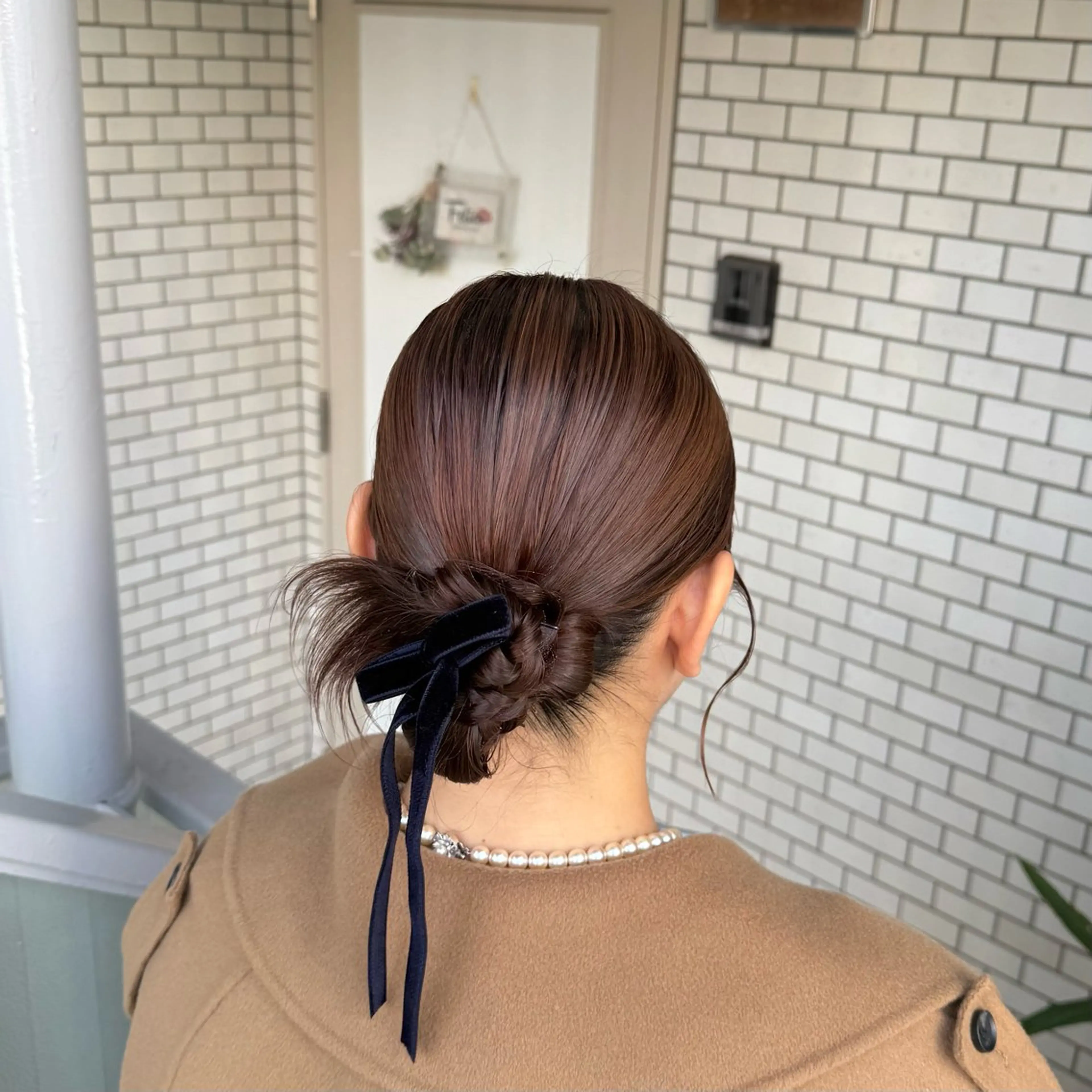 ミディアム ヘアアレンジ 成人式 ハーフアップ 結婚式・ブライダル 卒業式のヘアスタイル ヘアセット 褒められヘアメイク /‎ボブ女子🐶みおのヘアスタイル