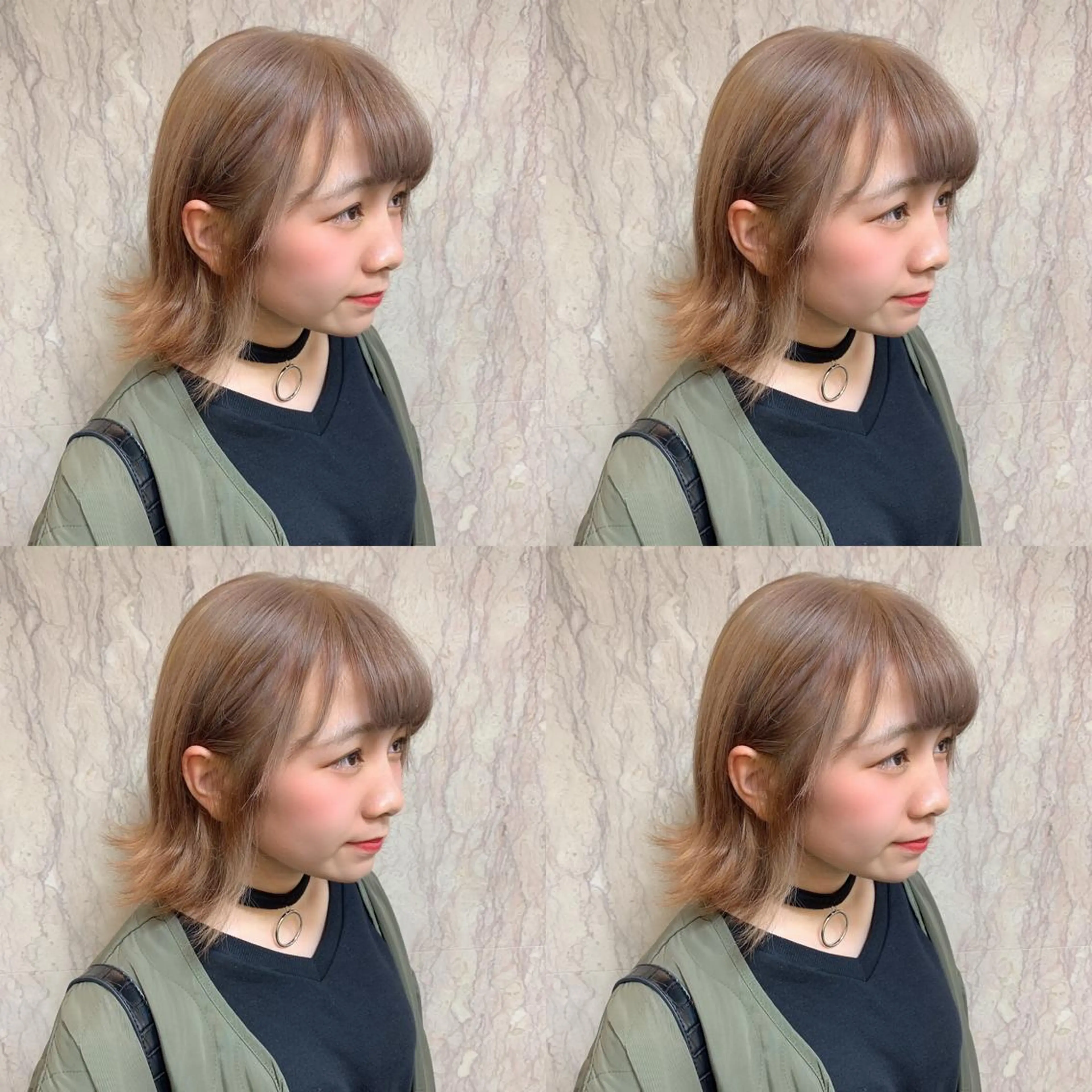 ミディアム カラー ブリーチ ケアブリーチ ヘアカラー 似合わせ/ブリーチ カラー.岡田友仁のヘアスタイル