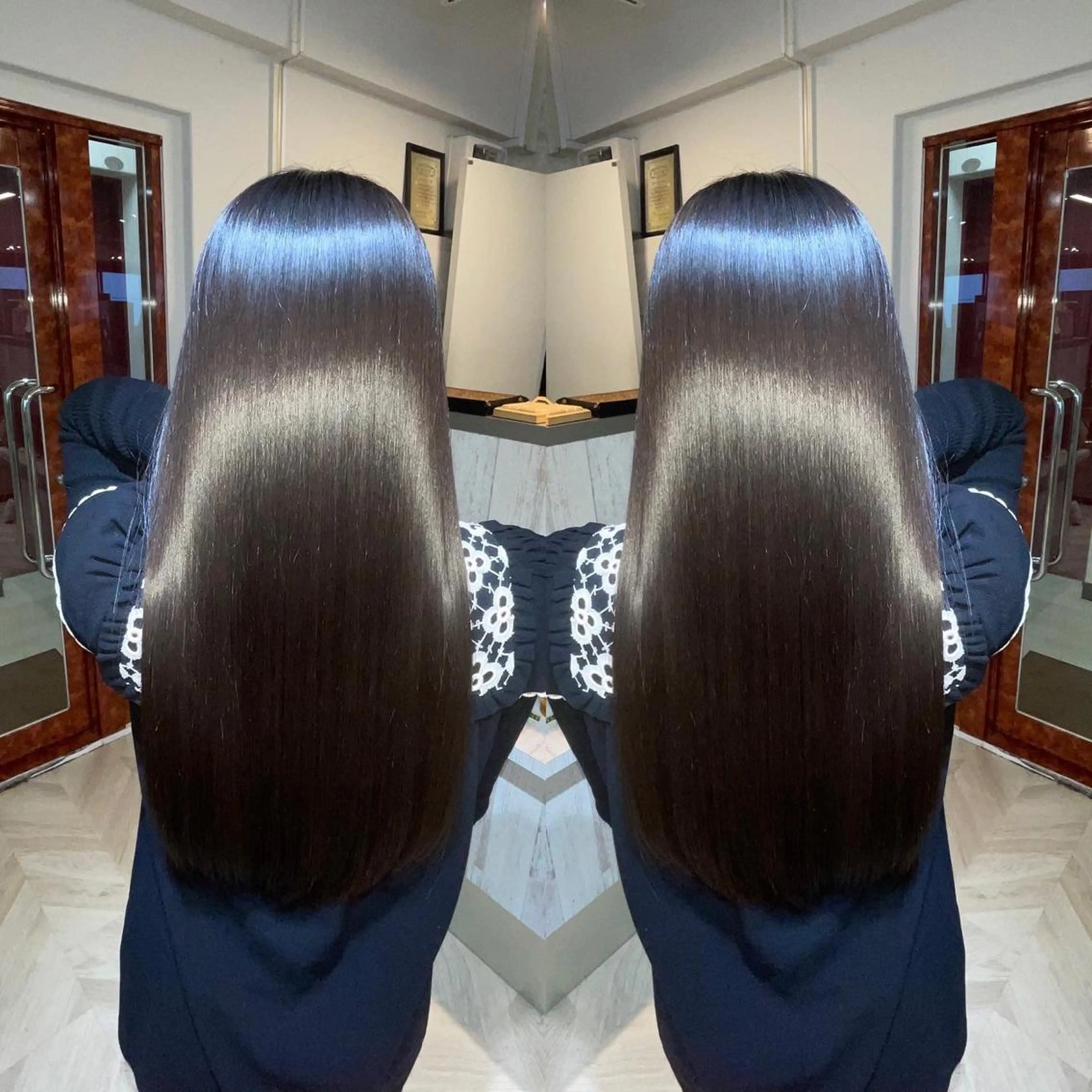 ロング カラー she2.新宿 Shotoのヘアスタイル