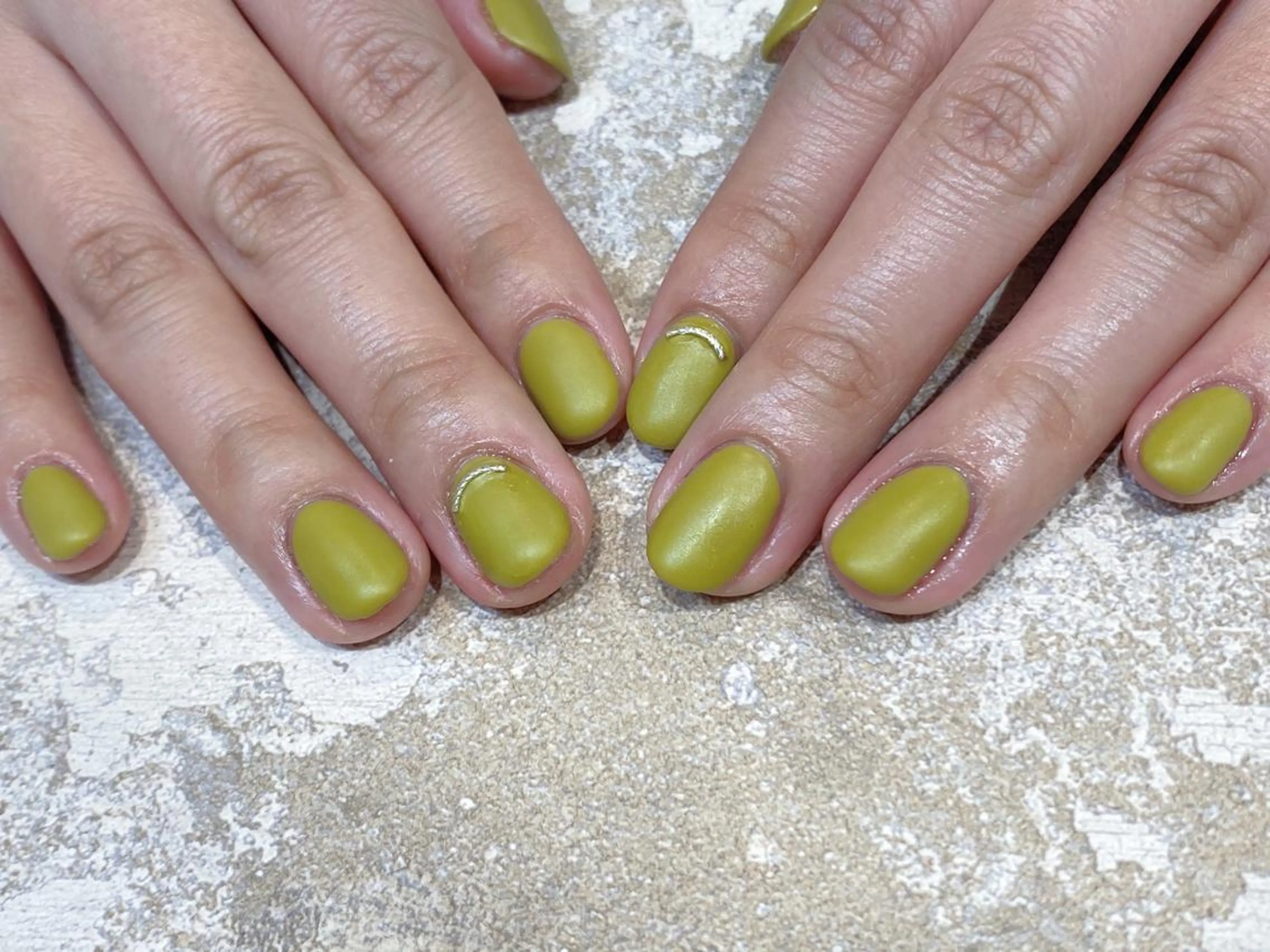 ネイル マットネイル ピスタチオネイル JurerEye☆ Marikoのネイルデザイン
