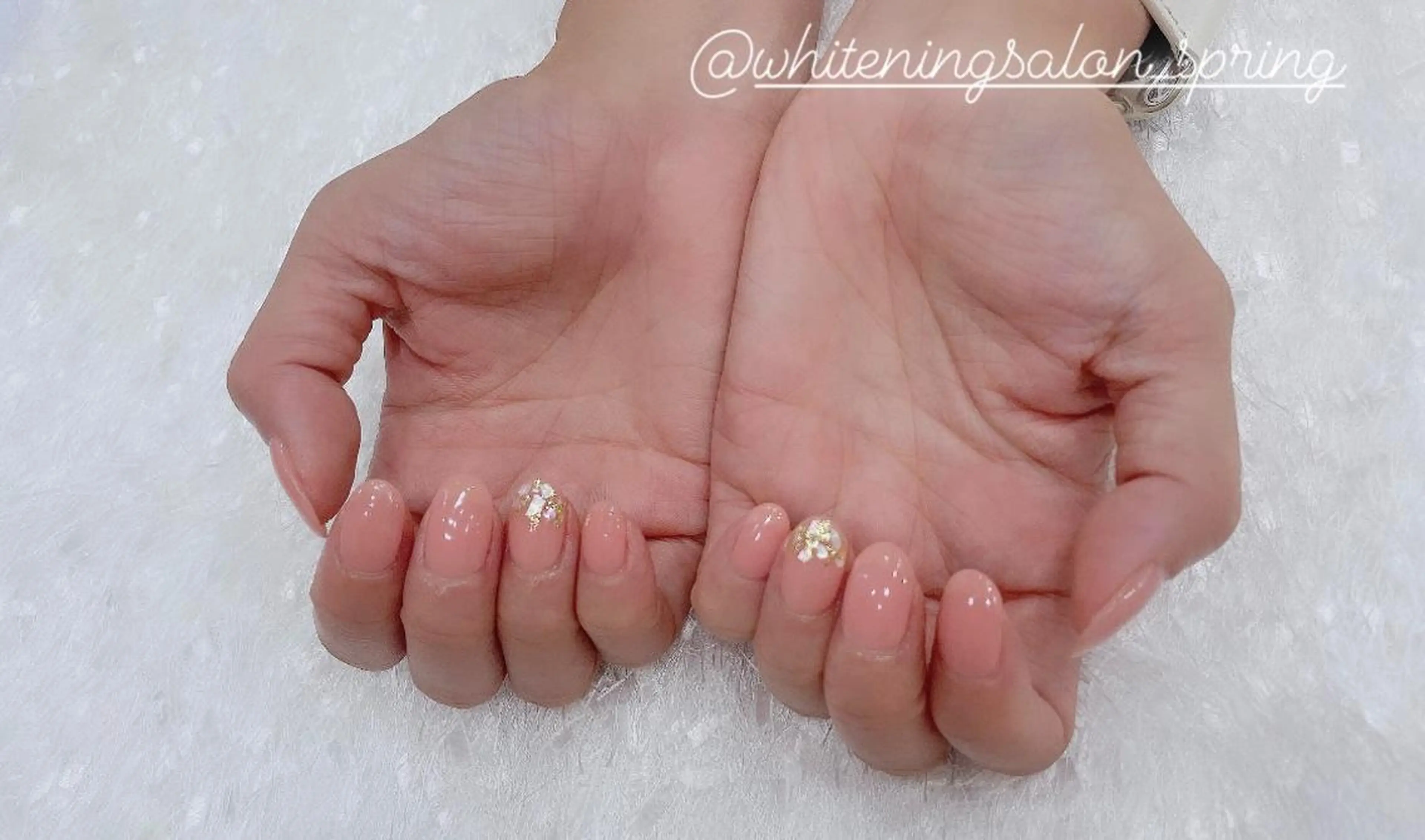 ネイル ピンク ピンクベージュ シンプルネイル Nakao Hitomiのネイルデザイン