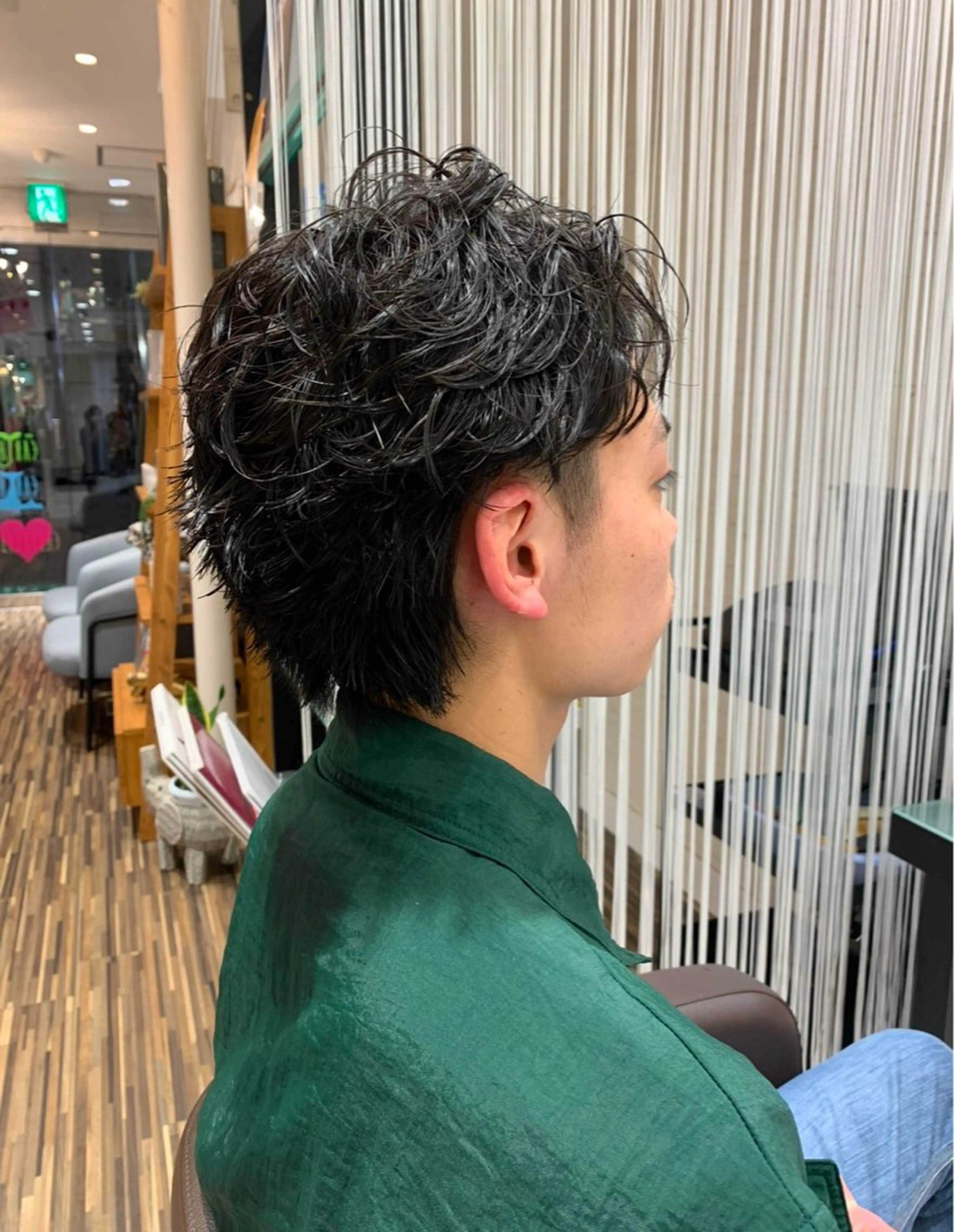 ショート メンズ カット パーマ EARTH 寺本尚生のヘアスタイル
