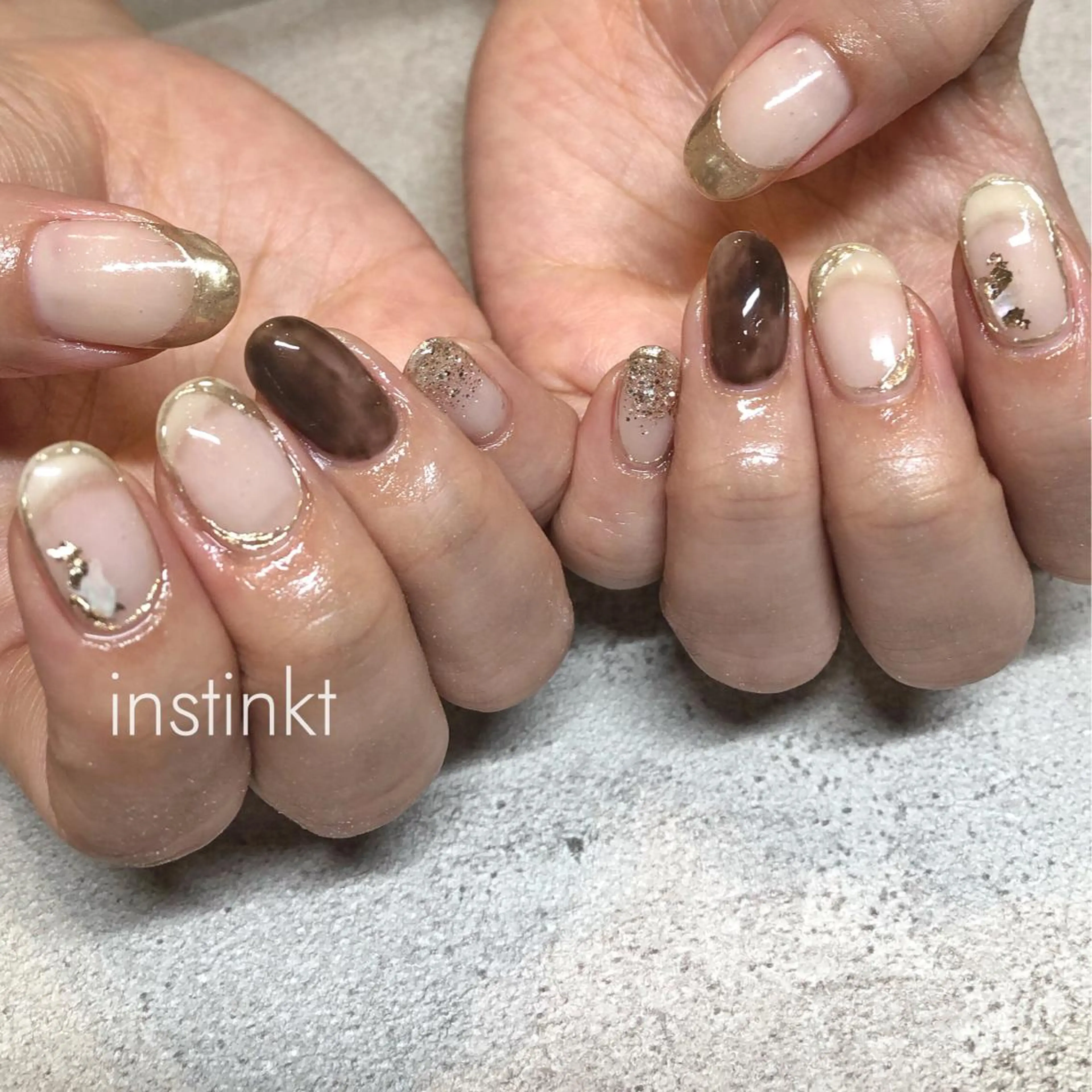 ネイル ハンドネイル instinkt_ Mio Mizunoのネイルデザイン