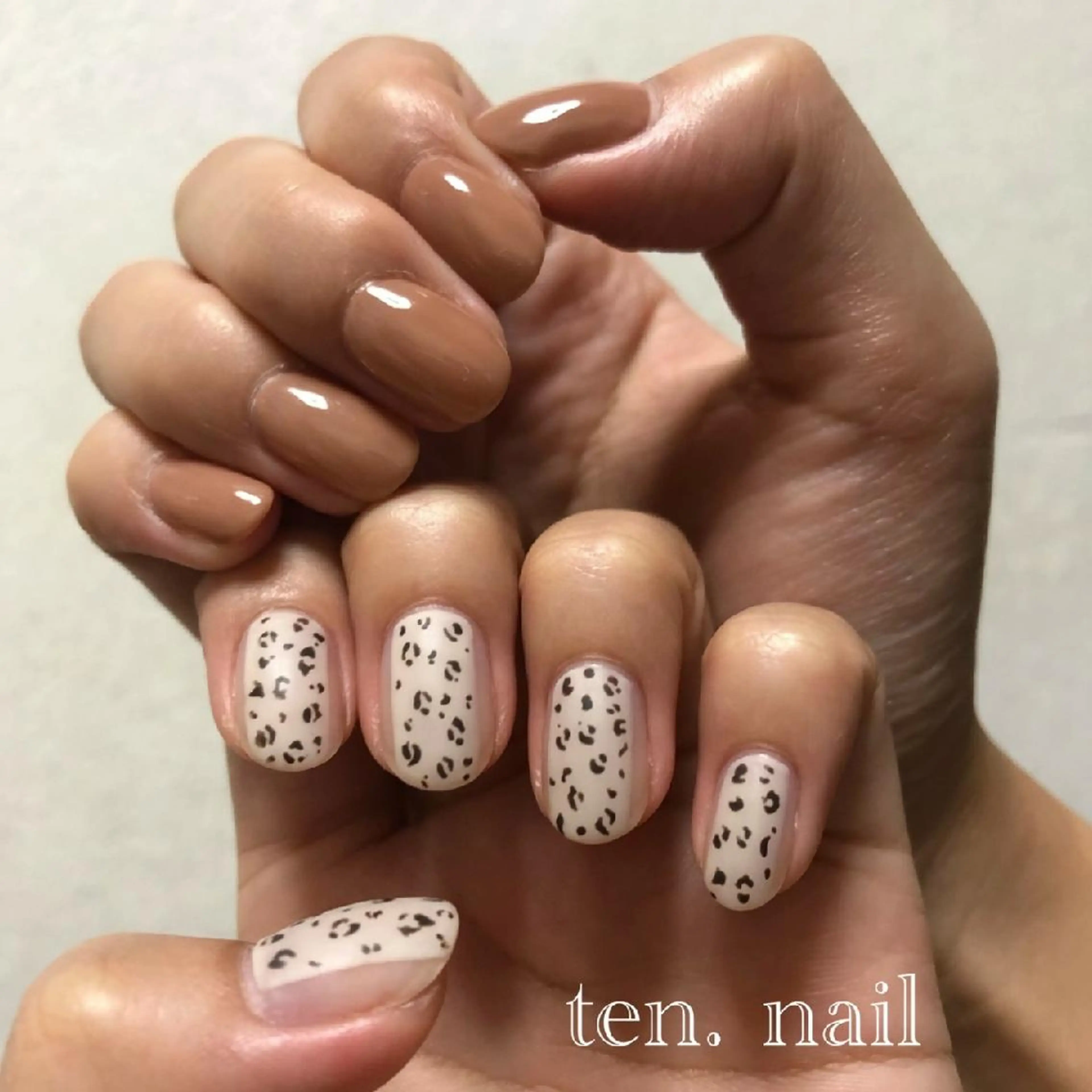 ネイル アニマル柄 ten.nail所属・ten. nailのネイルデザイン