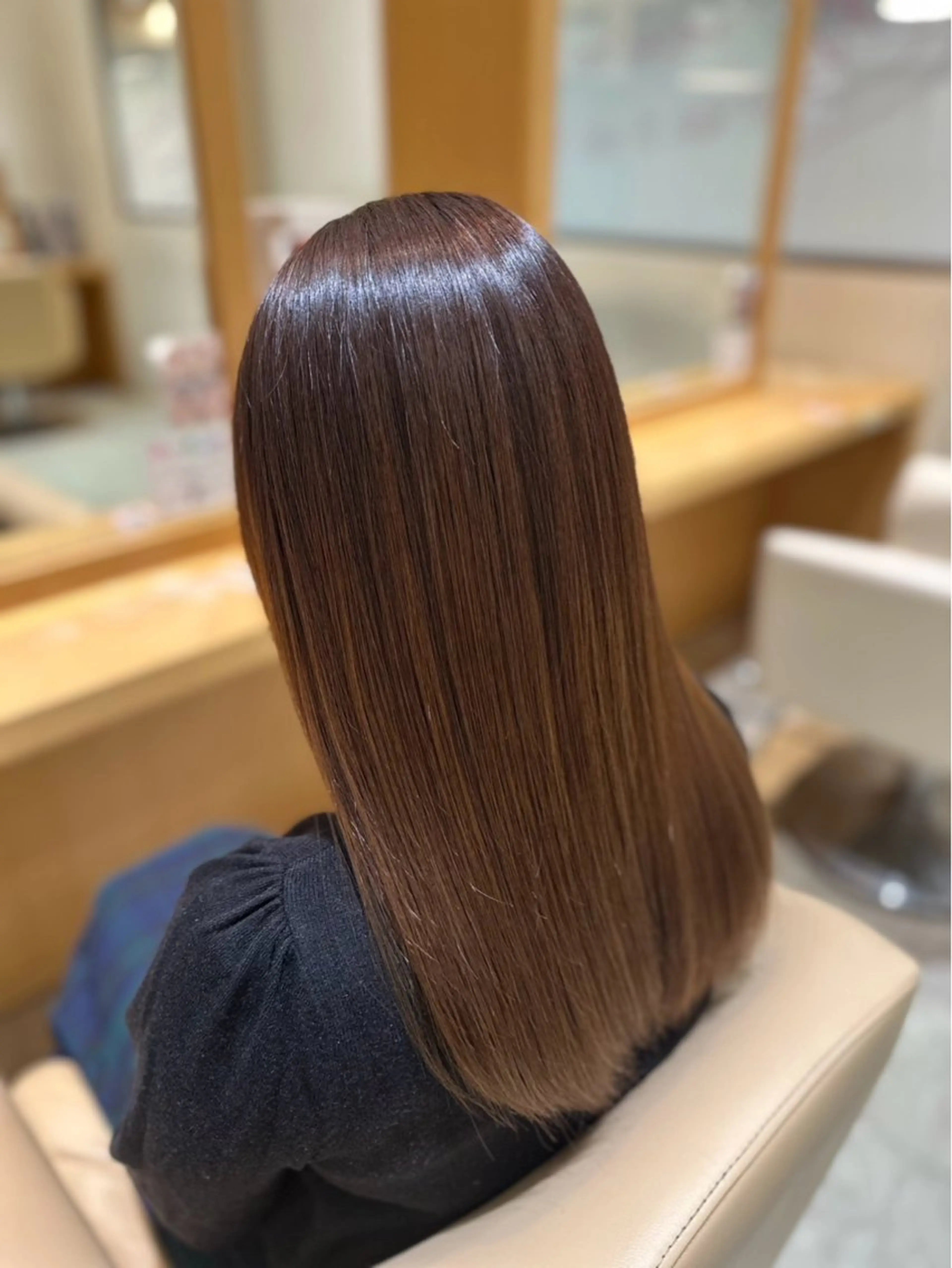 ロング 山口 萌々子のヘアスタイル