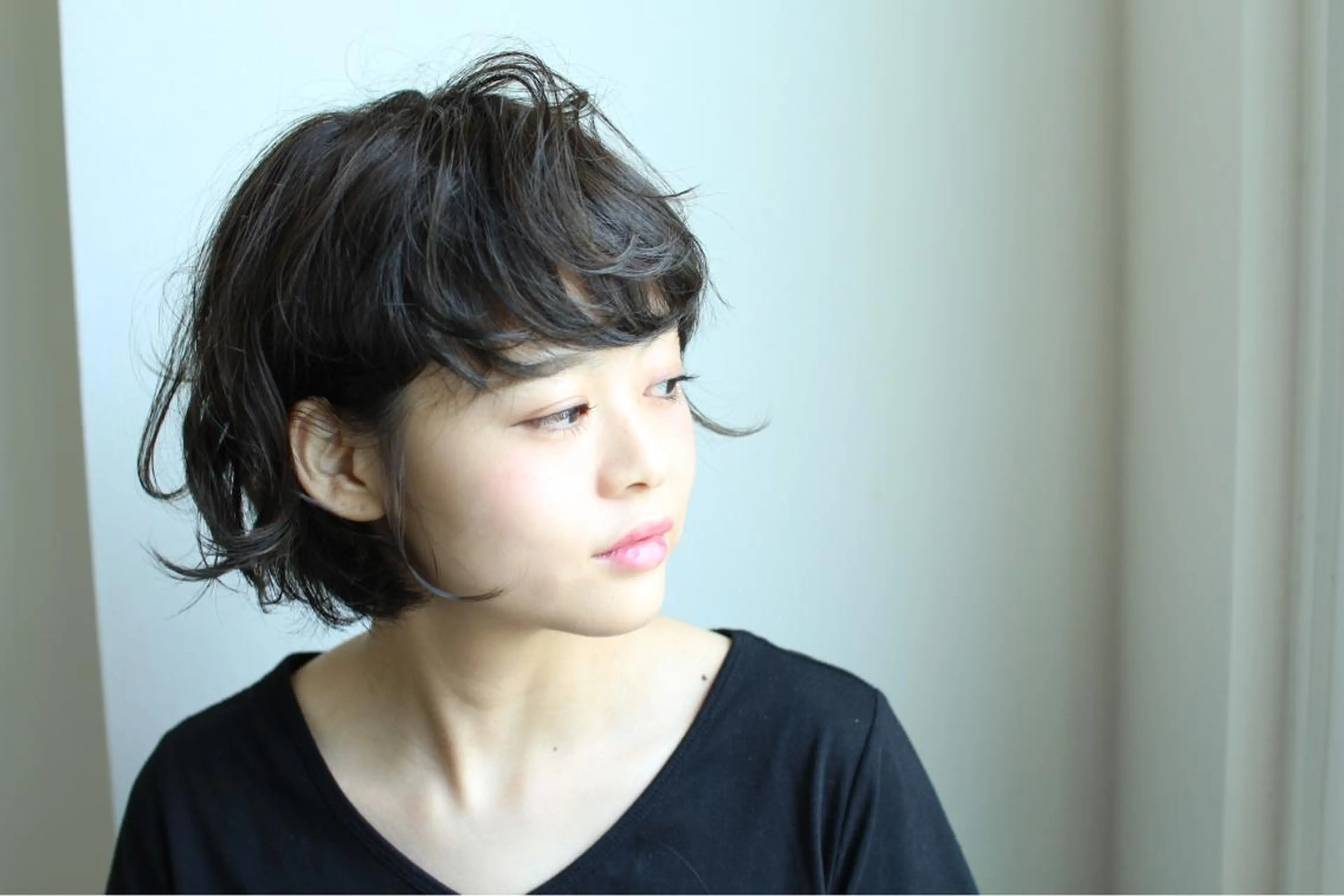 ショート カラー パーマ アッシュ ブルーカラー ブルーアッシュ 🧼柴田 健太郎🧼のヘアスタイル