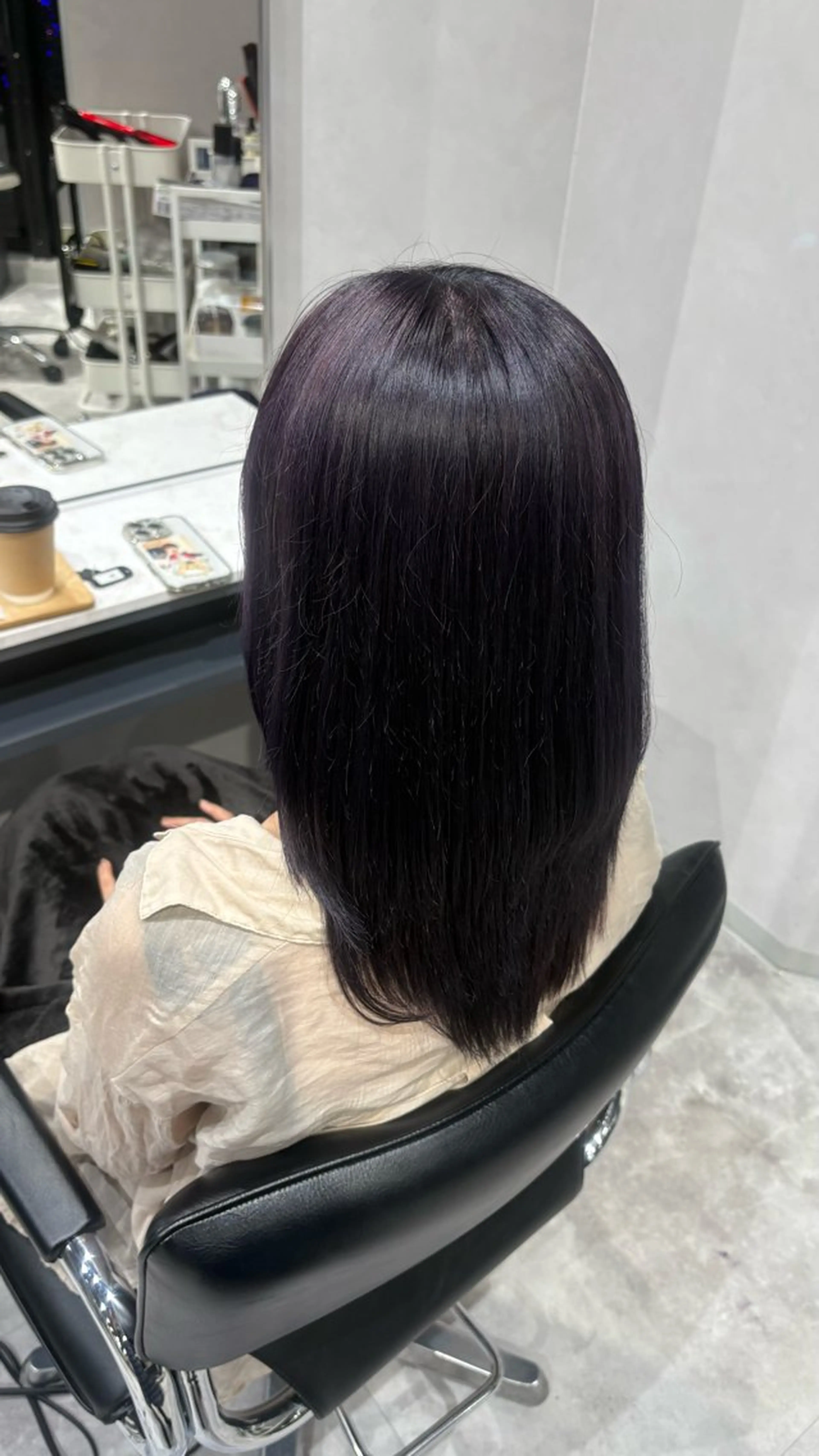 セミロング カラー ヘアカラー トリートメント 彩華 🎀 西梅田美容室のヘアスタイル