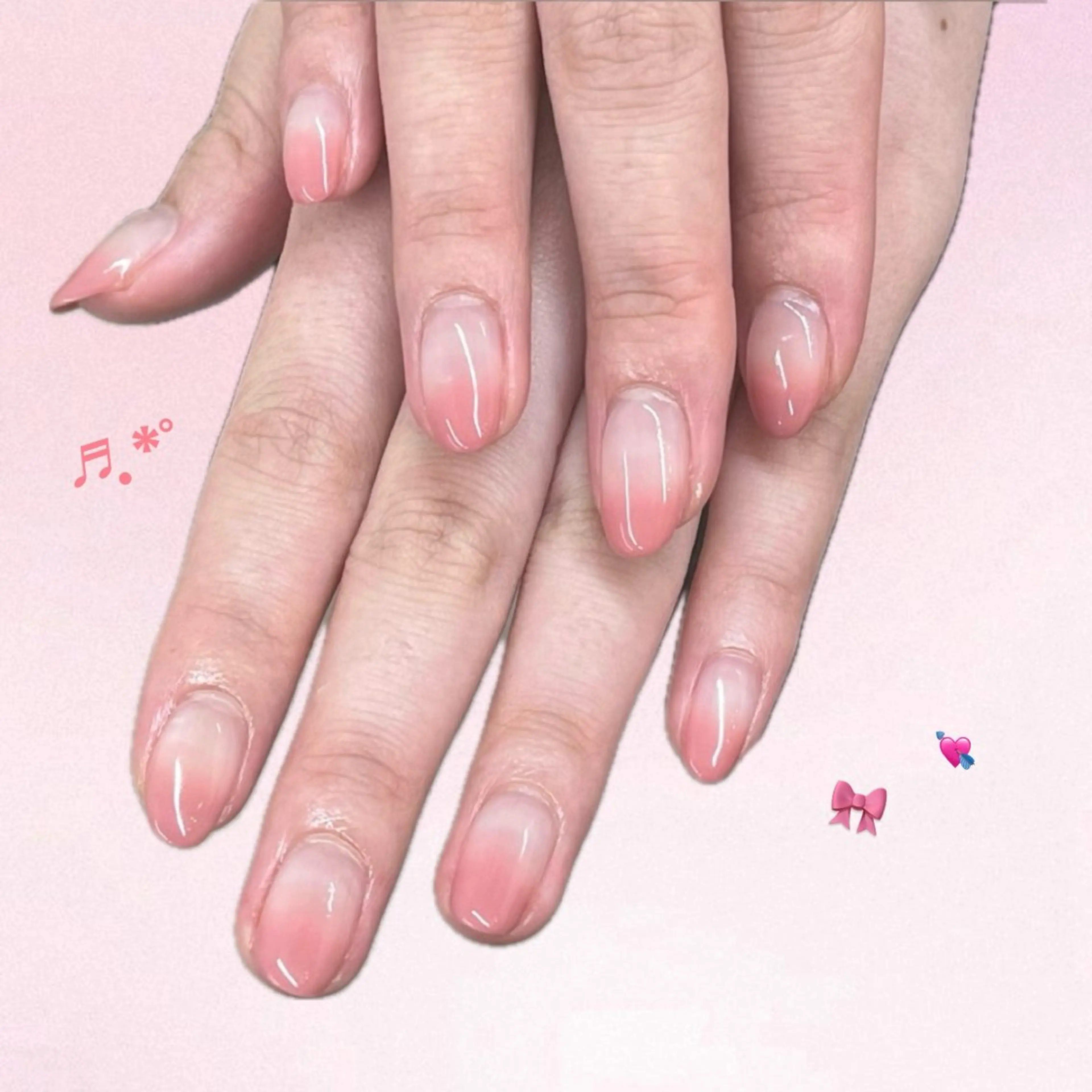 Jrネイリスト施術 オフ込 ハンド 【カラーグラデーション】選べる限定7色の写真