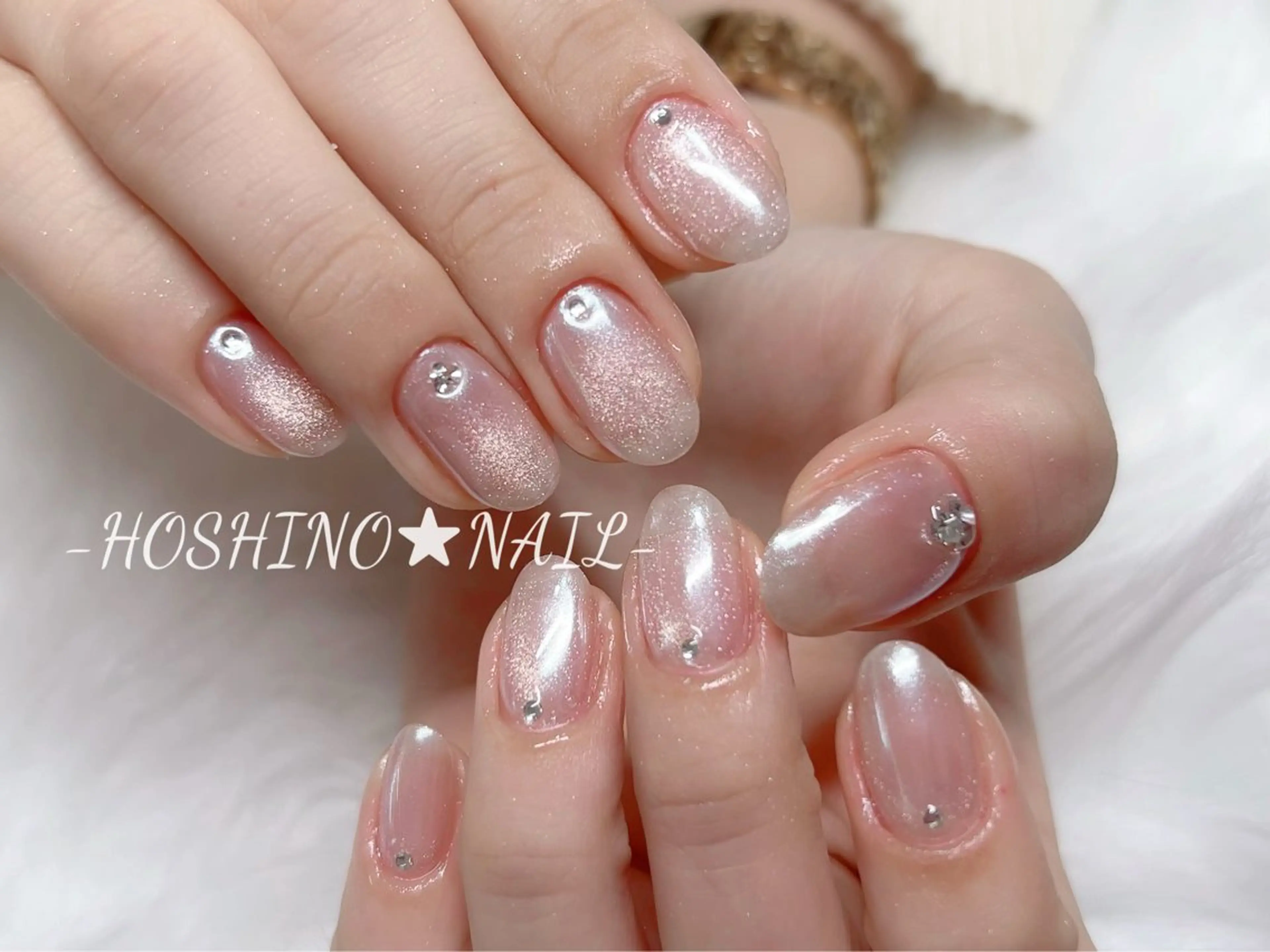 ネイル オーロラネイル チークネイル ドット フットネイル フレンチネイル ハンドネイル ★HOSHINO NAIL★新宿店のネイルデザイン