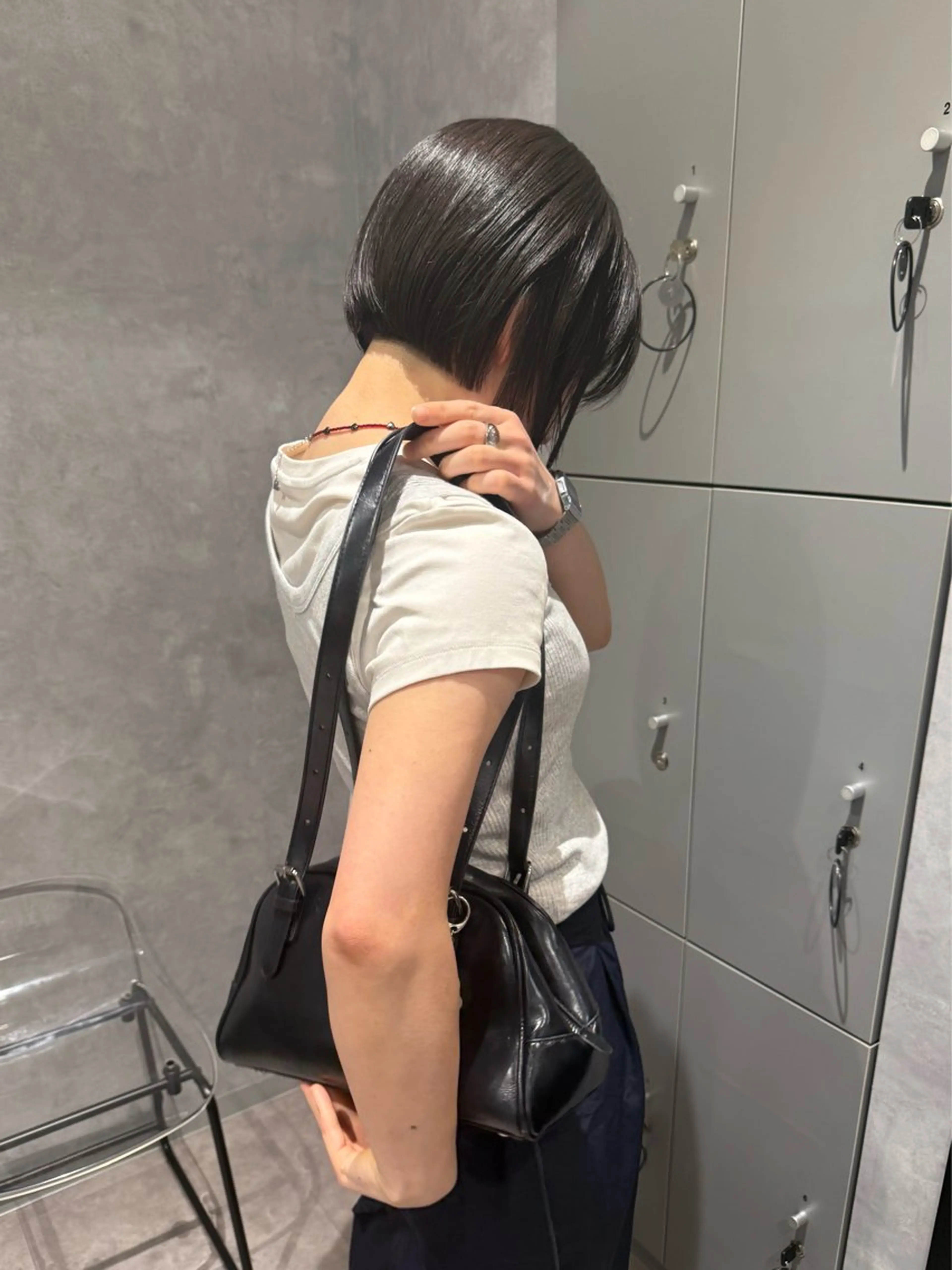 ショート ボブ 野林 夏帆のヘアスタイル