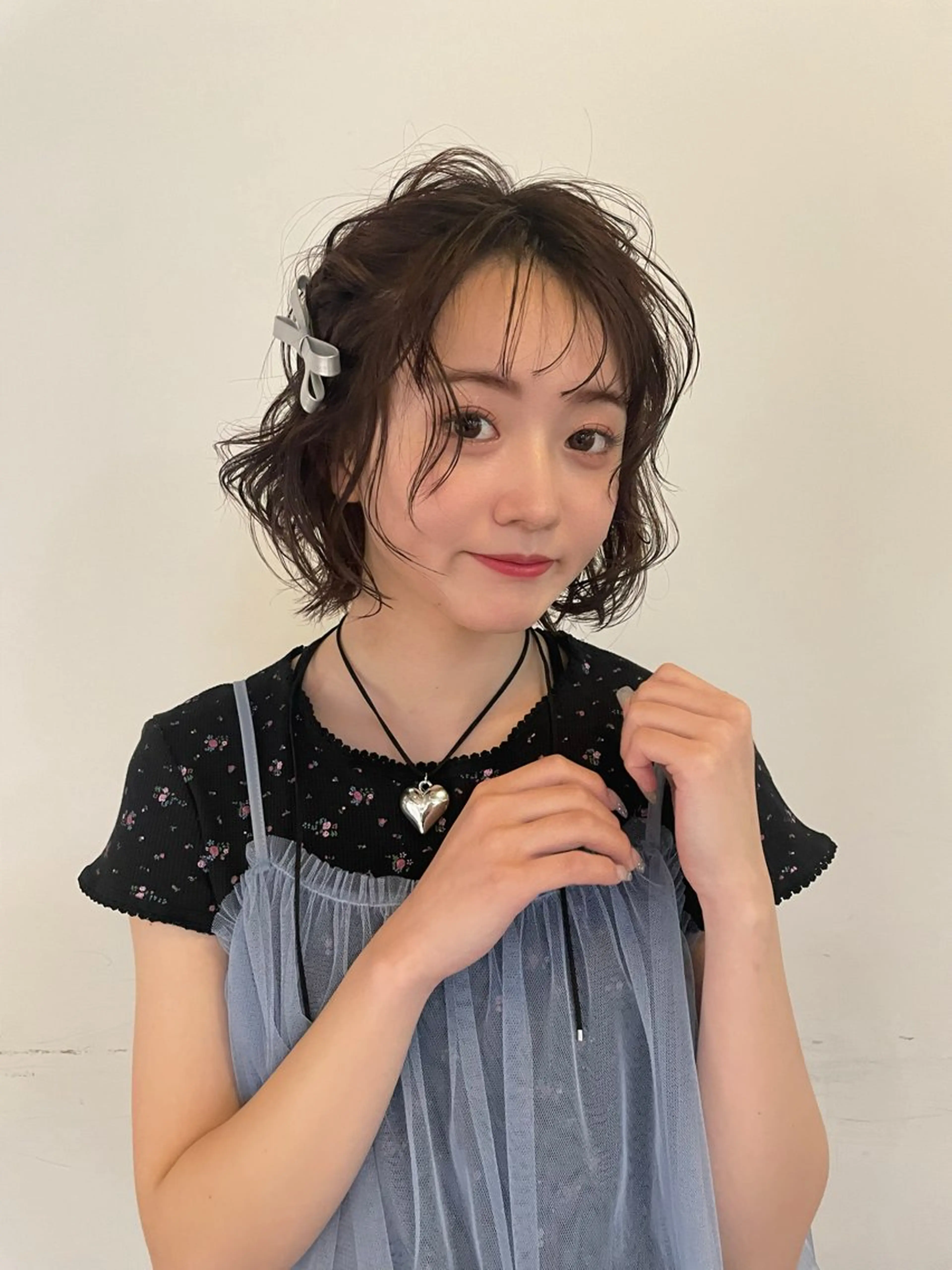 ミディアム カラー ヘアアレンジ ユウナ🎀レイヤー/ 暖色カラーのヘアスタイル