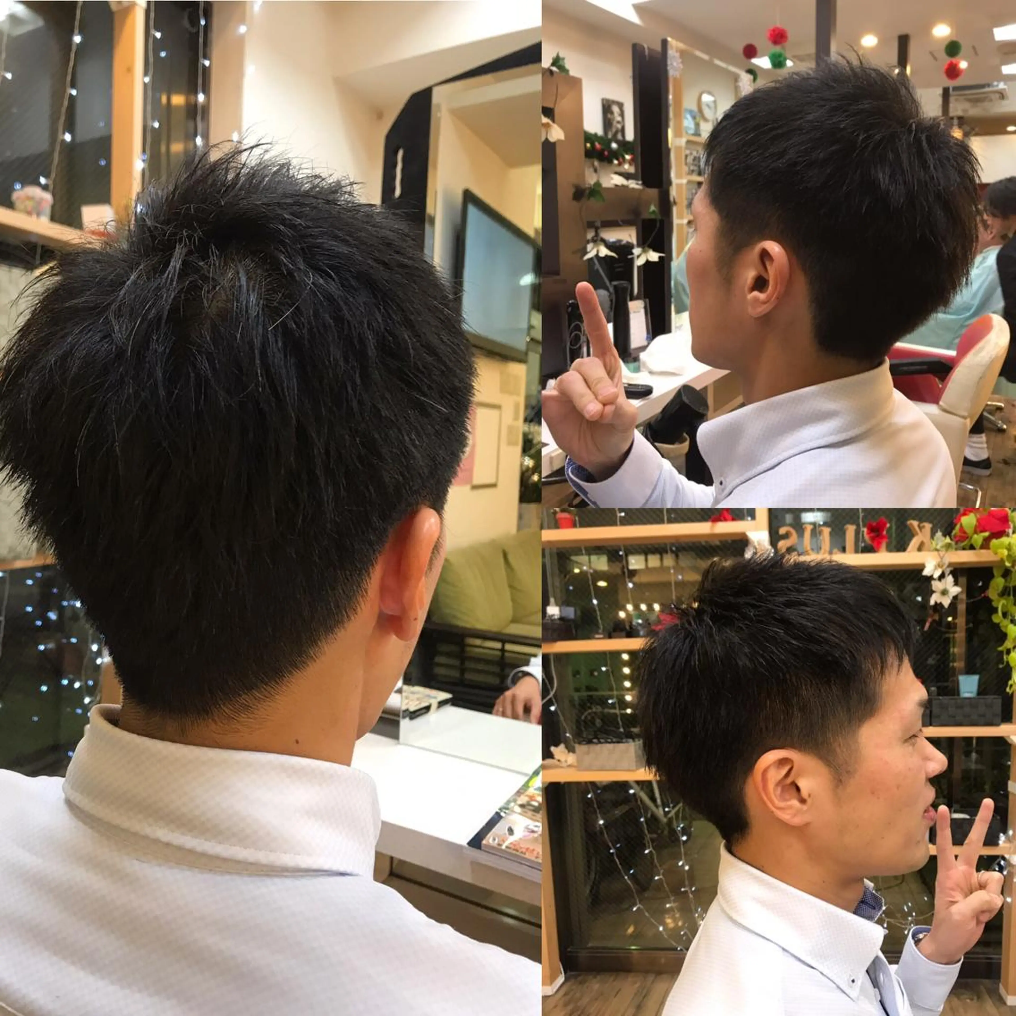 ショート メンズ ビジネス カット 赤羽、髪質改善サロン 吉野リョウスケのヘアスタイル