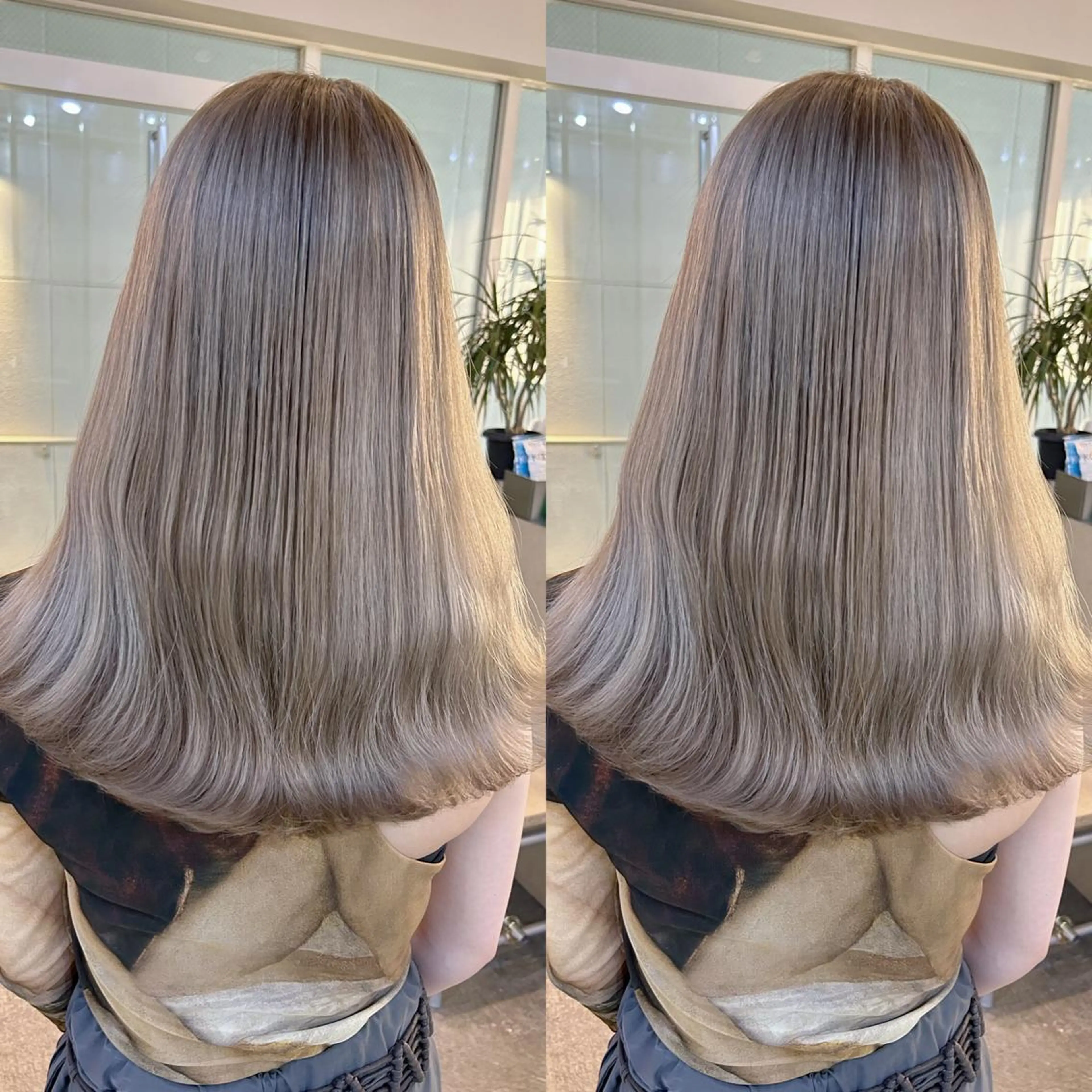 セミロング カラー ヘアカラー トリートメント yori SAPPORO所属・yori/ハイトーン 代表すがわらのヘアスタイル