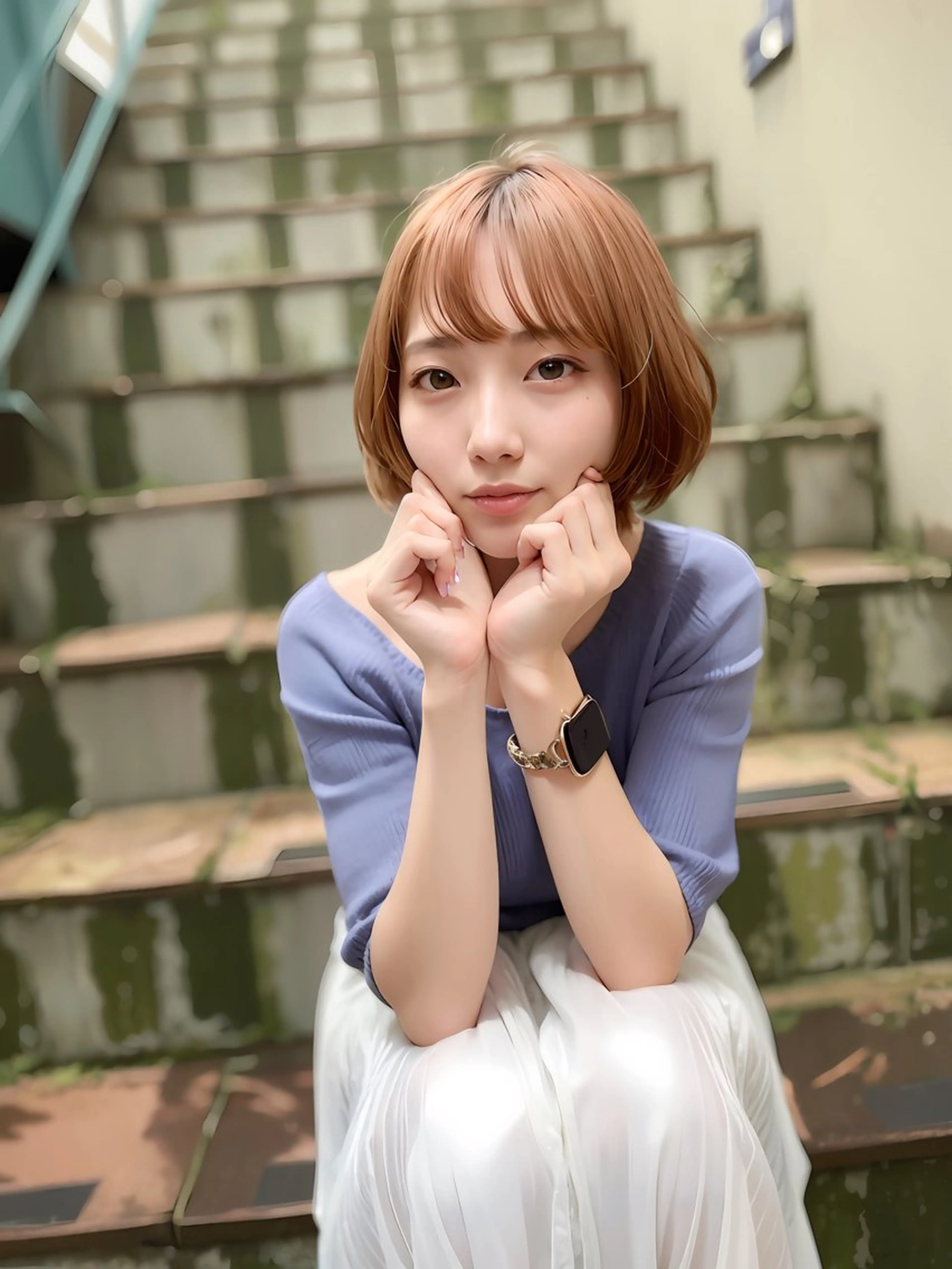 ショート カラー 韓国風ヘア ショートヘア カット ヘアカラー トリートメント TMJ所属・バズる韓国ヘア 🇰🇷溝邊　拓麿のヘアスタイル