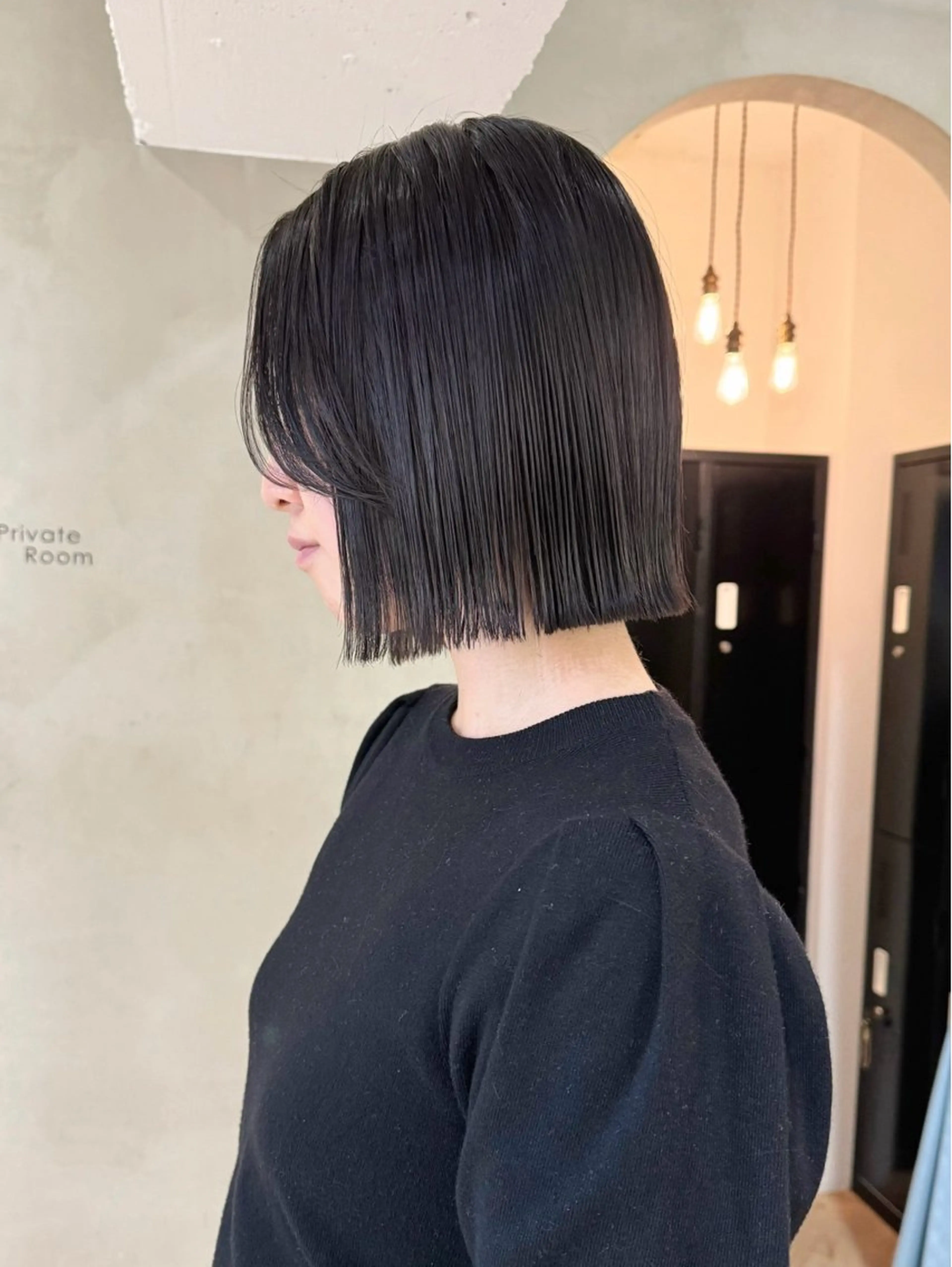 ミディアム カラー ベージュカラー ダブルカラー イヤリングカラー イルミナカラー ミルクティーベージュ ヘアカラー トリートメント ボブ/ショート 🌟梅田盛一🌟のヘアスタイル