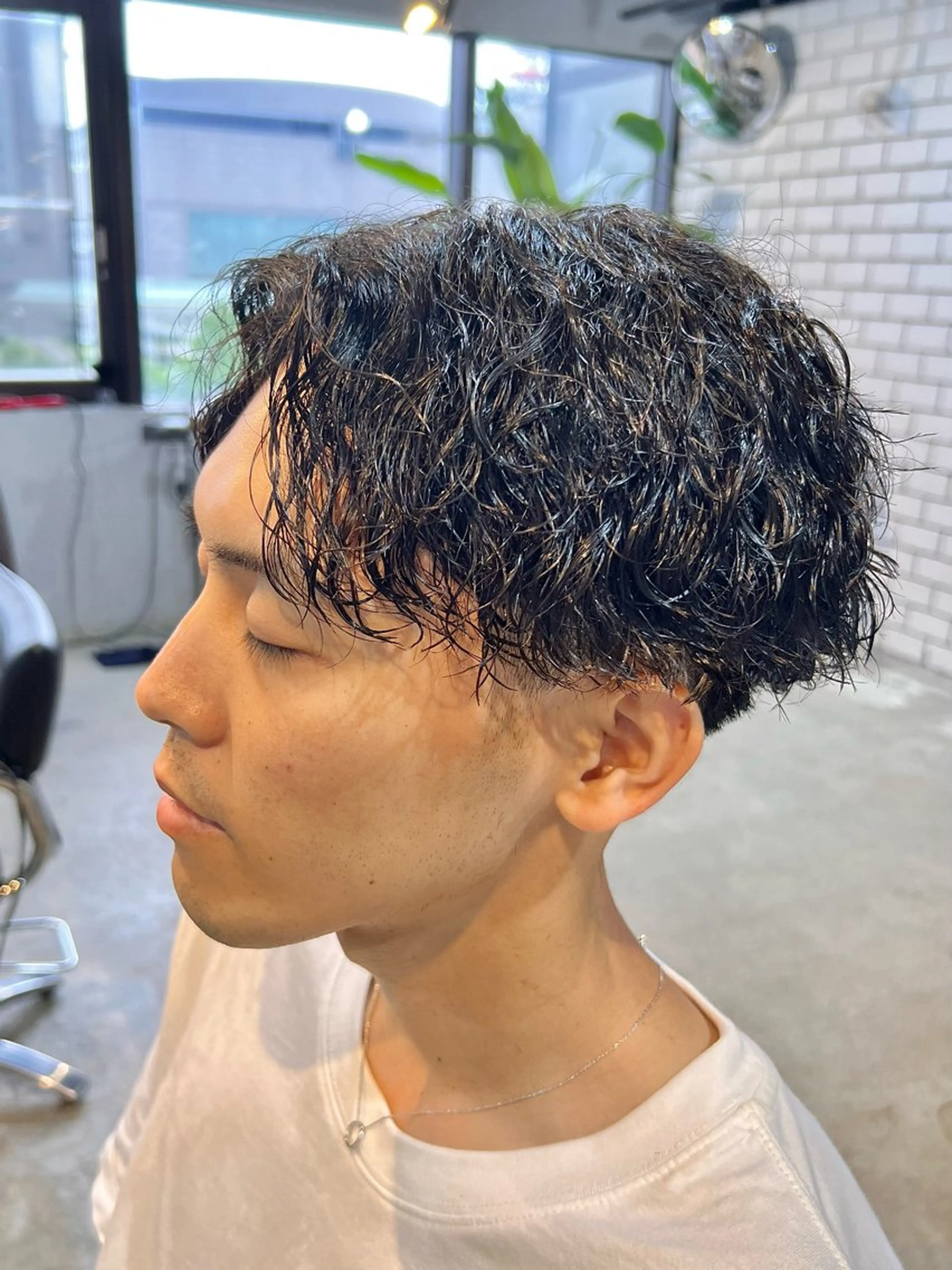 ショート パーマ メンズ カット パーマ ヘッドスパ men’s salon NOA solte. 【メンズサロン ノアソルテ】所属・メンズパーマ職人 加藤 弘貴のヘアスタイル