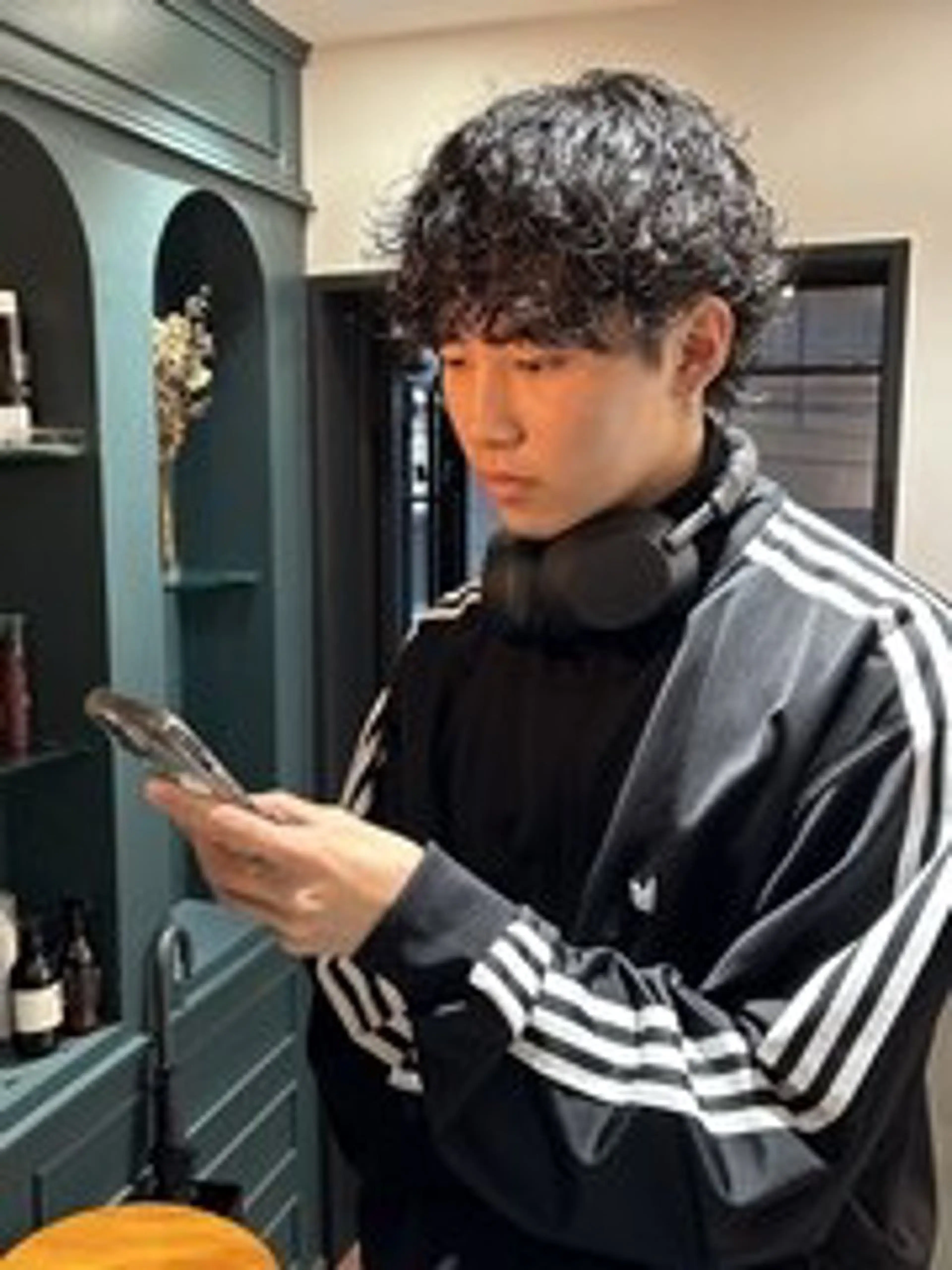 メンズ パーマ カット 【メンズカット/パー マ👦】momo🌷のヘアスタイル