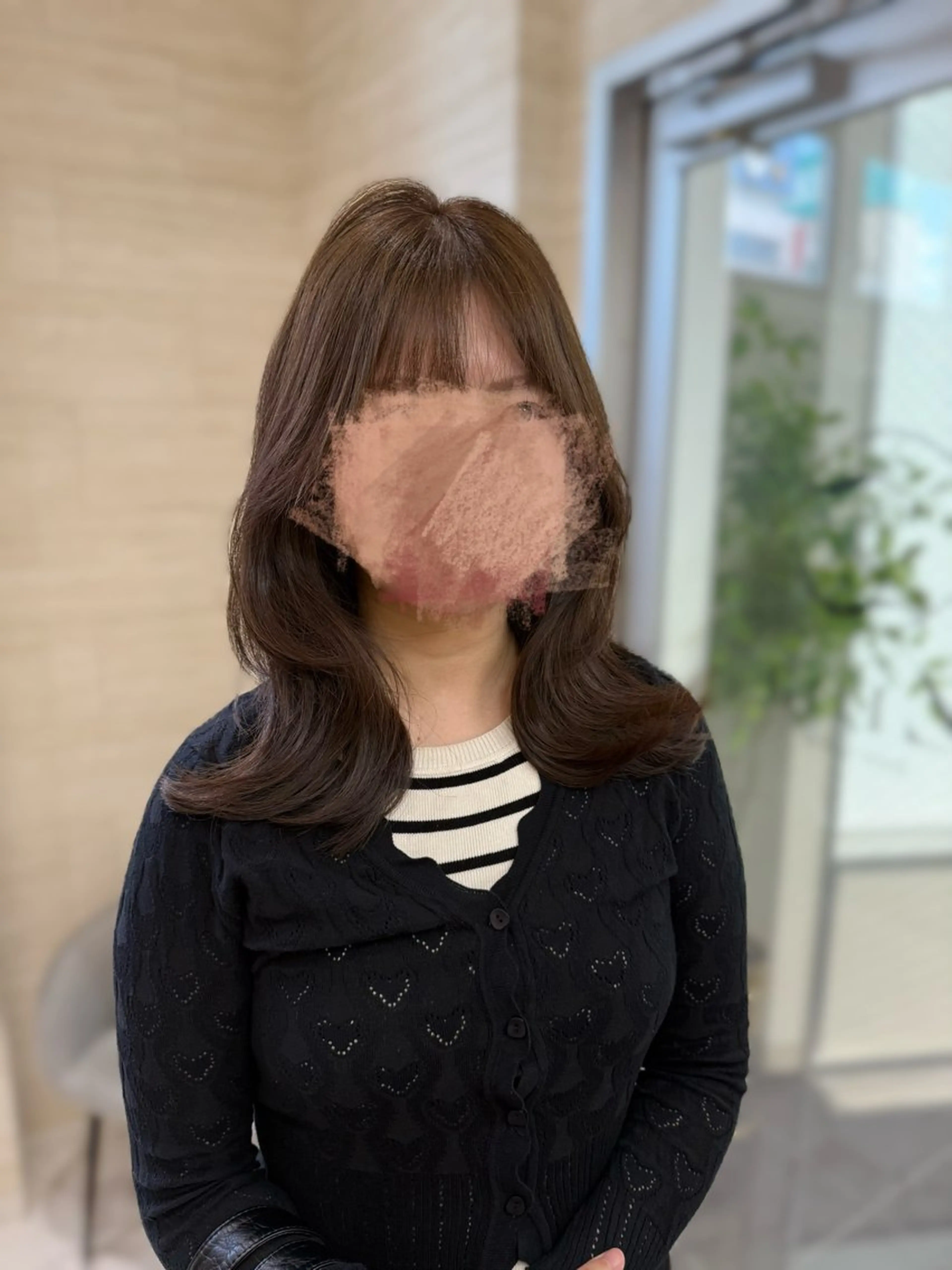 ミディアム くびれヘア カット ヘアカラー トリートメント Zina 熊本店 ワンホン/Juranのヘアスタイル